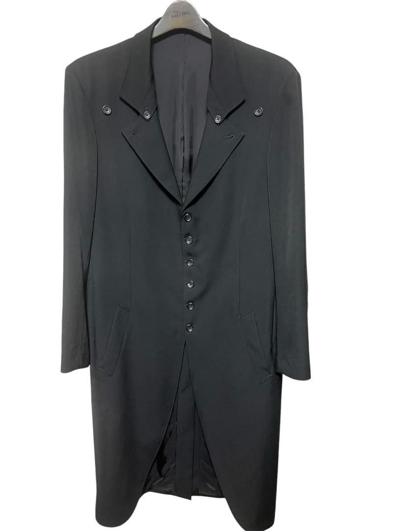 Yohji Yamamoto POUR HOMME 22aw WOOL GABARDINE FRONT BUTTING 6BUTTONS JACKET Size US L / EU 52-54 / 3 - 2 Thumbnail