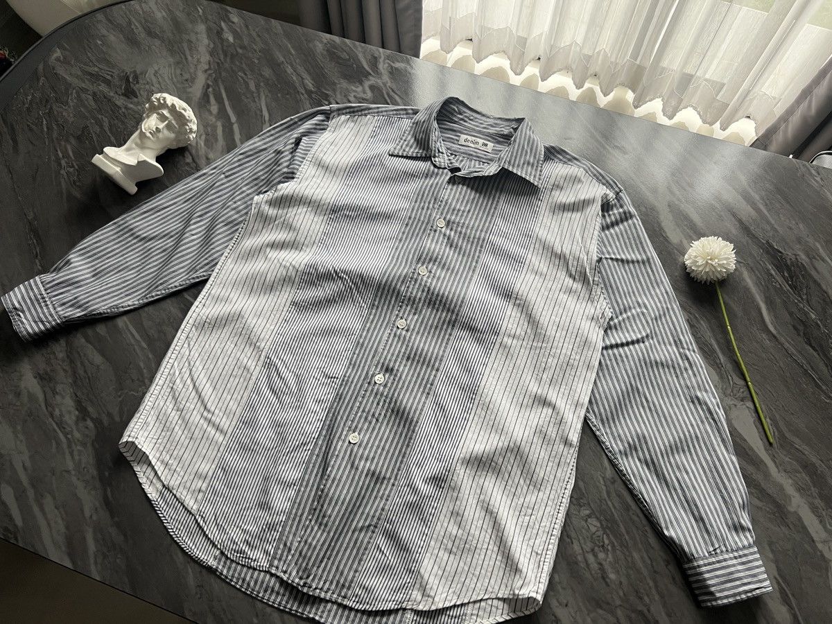 Issey Miyake : Denim Im Product Stipe Line Layer