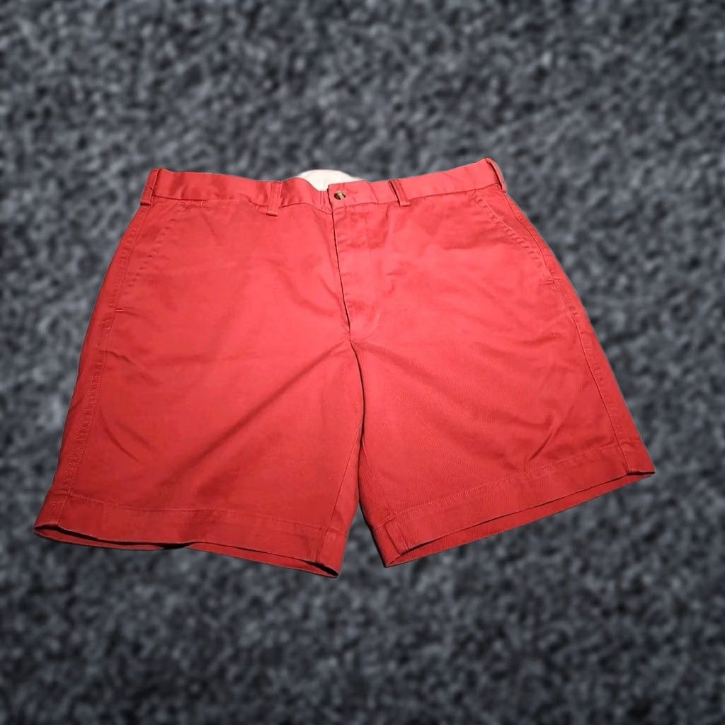 Polo Ralph Lauren Ralph Lauren Shorts Mens 36 Pink Red Casual 100% Cotton Preppy Logo Trousers - Pre-Owned - Excellent Condition - Measurement Guide Size US 36 / EU 52 - 1 Thumbnail