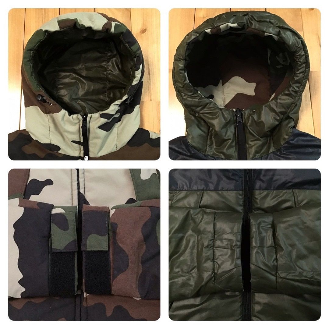 Bape × Nigo 🔥Reversible🔥 BAPE Primaloft woodland camo hoodie jacket APE Size US M / EU 48-50 / 2 - 6 Thumbnail