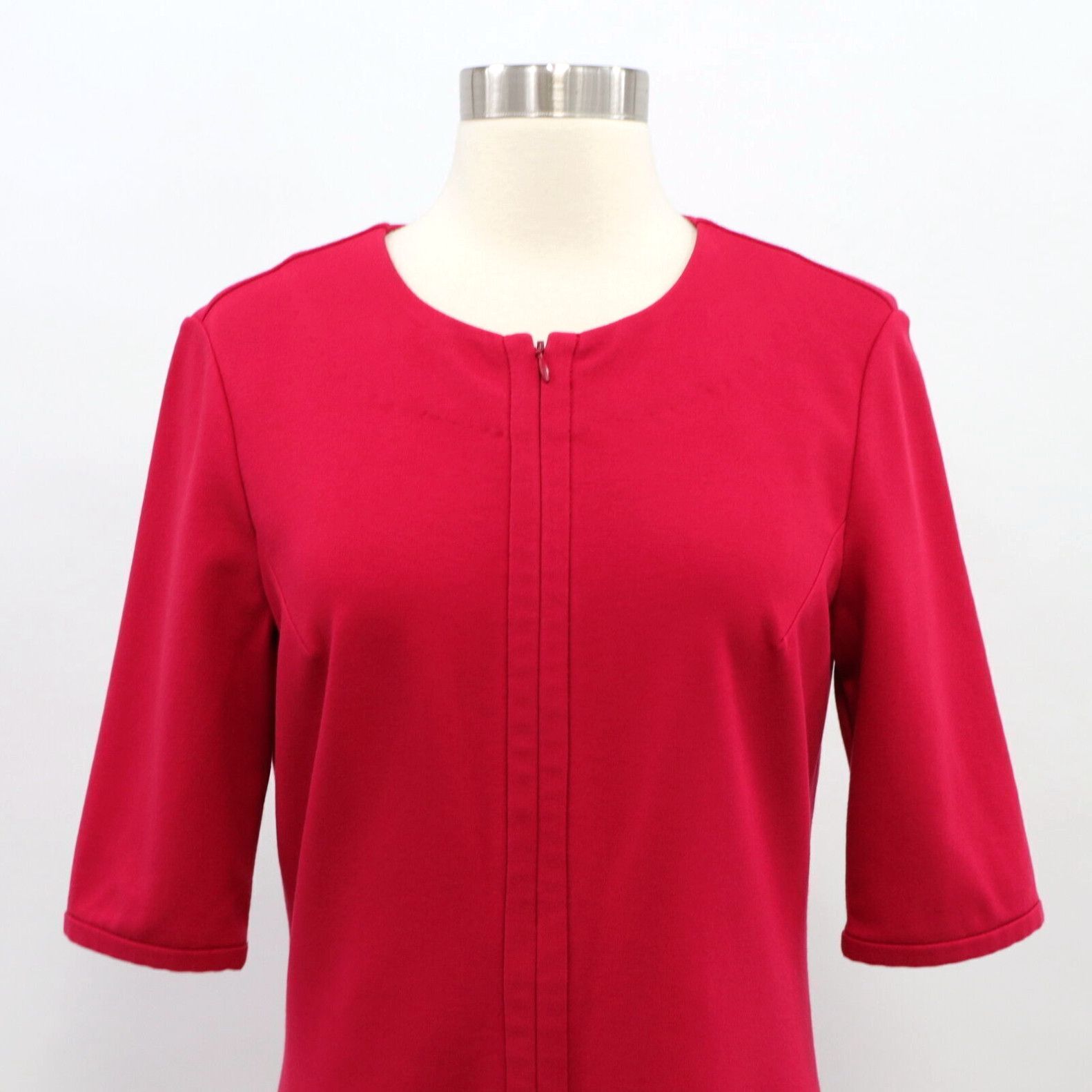 Diane von Furstenberg DvF Sheath Dress Saturn Womens 10 Red 