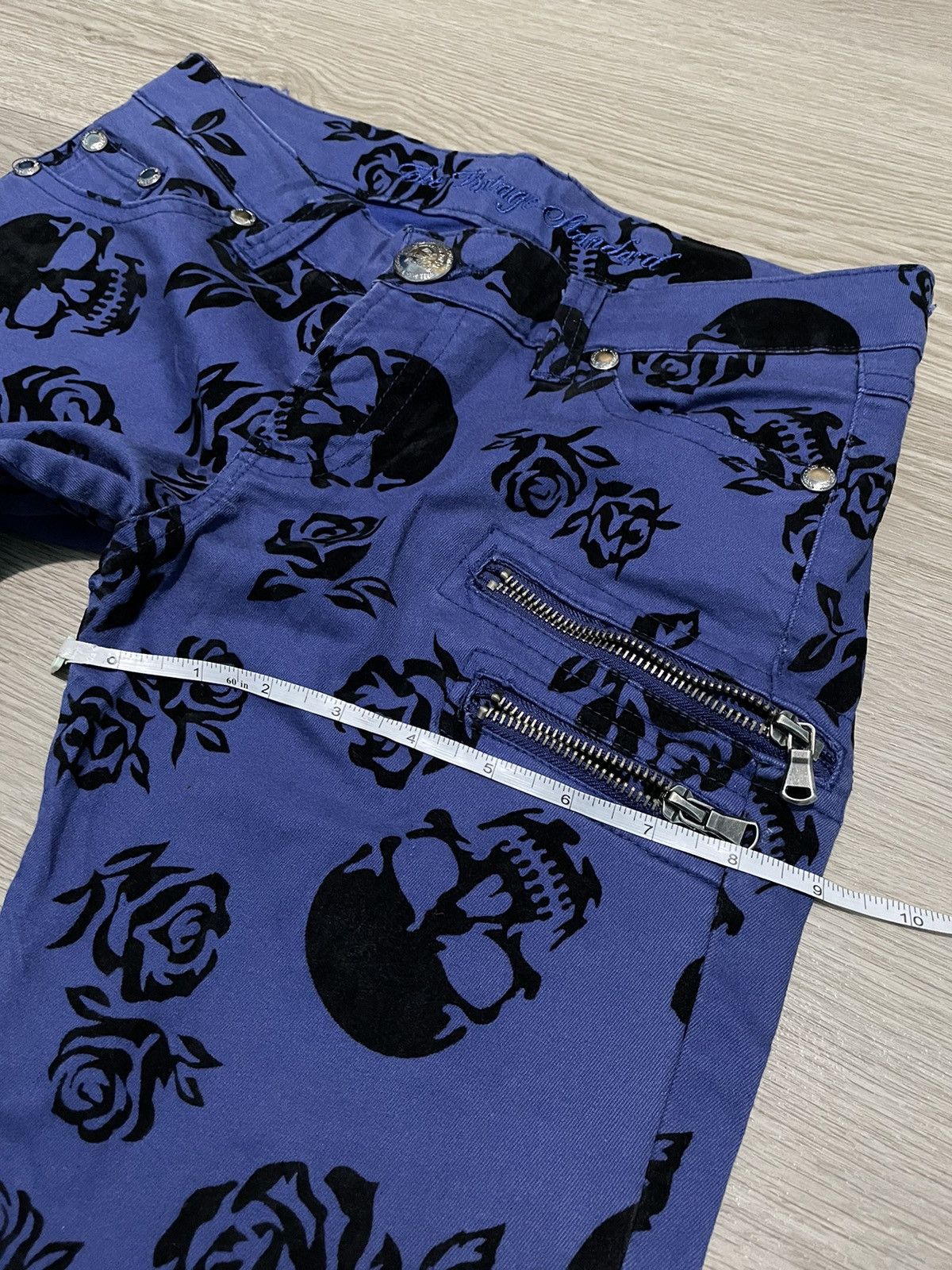 Japanese Brand × Vintage Japanese brand x skull x punk pants Size US 28 / EU 44 - 8 Thumbnail