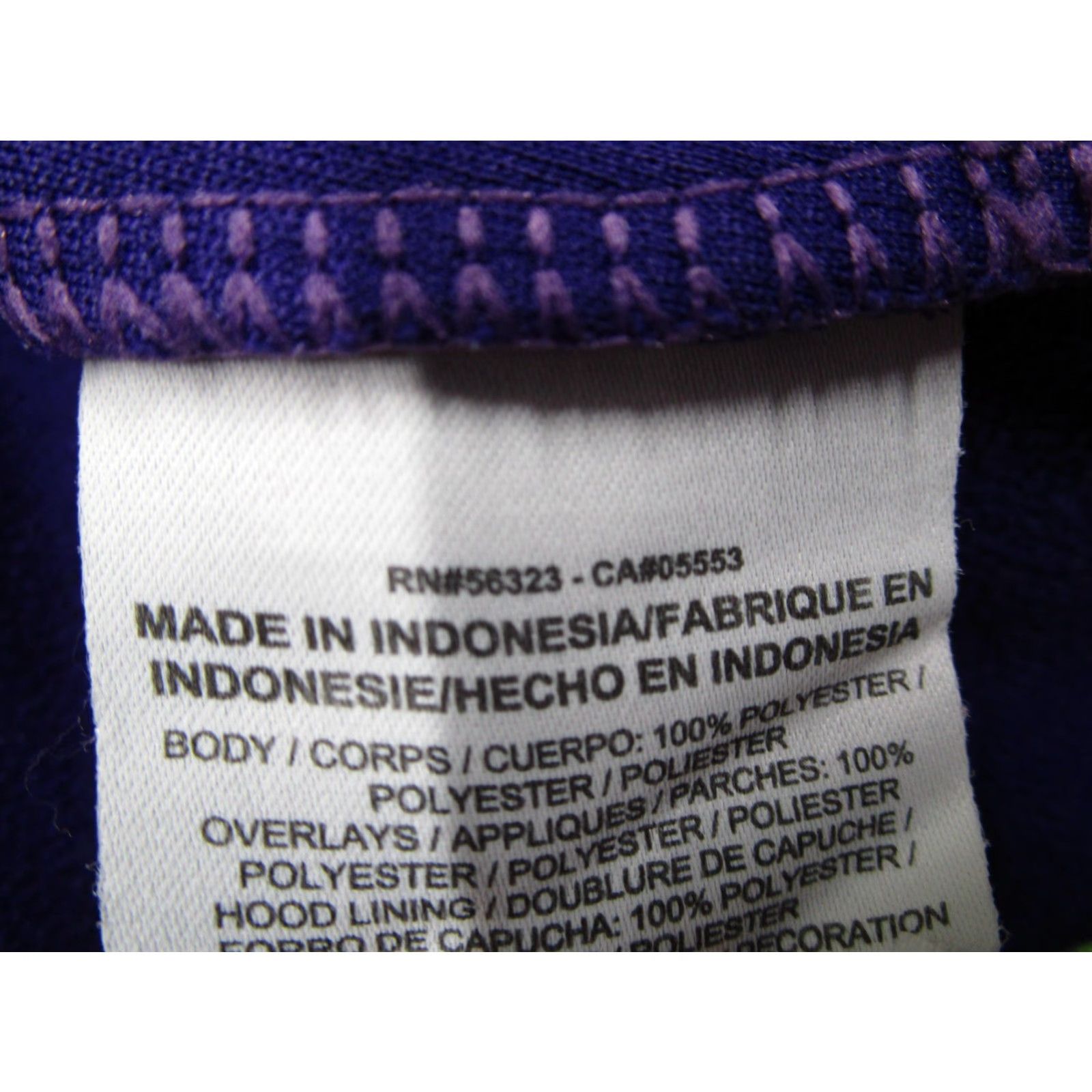 Nike Nike Therma-FIT Jacket Mens L Purple Hooded Full Zip Running 549517-547 Size US L / EU 52-54 / 3 - 4 Thumbnail