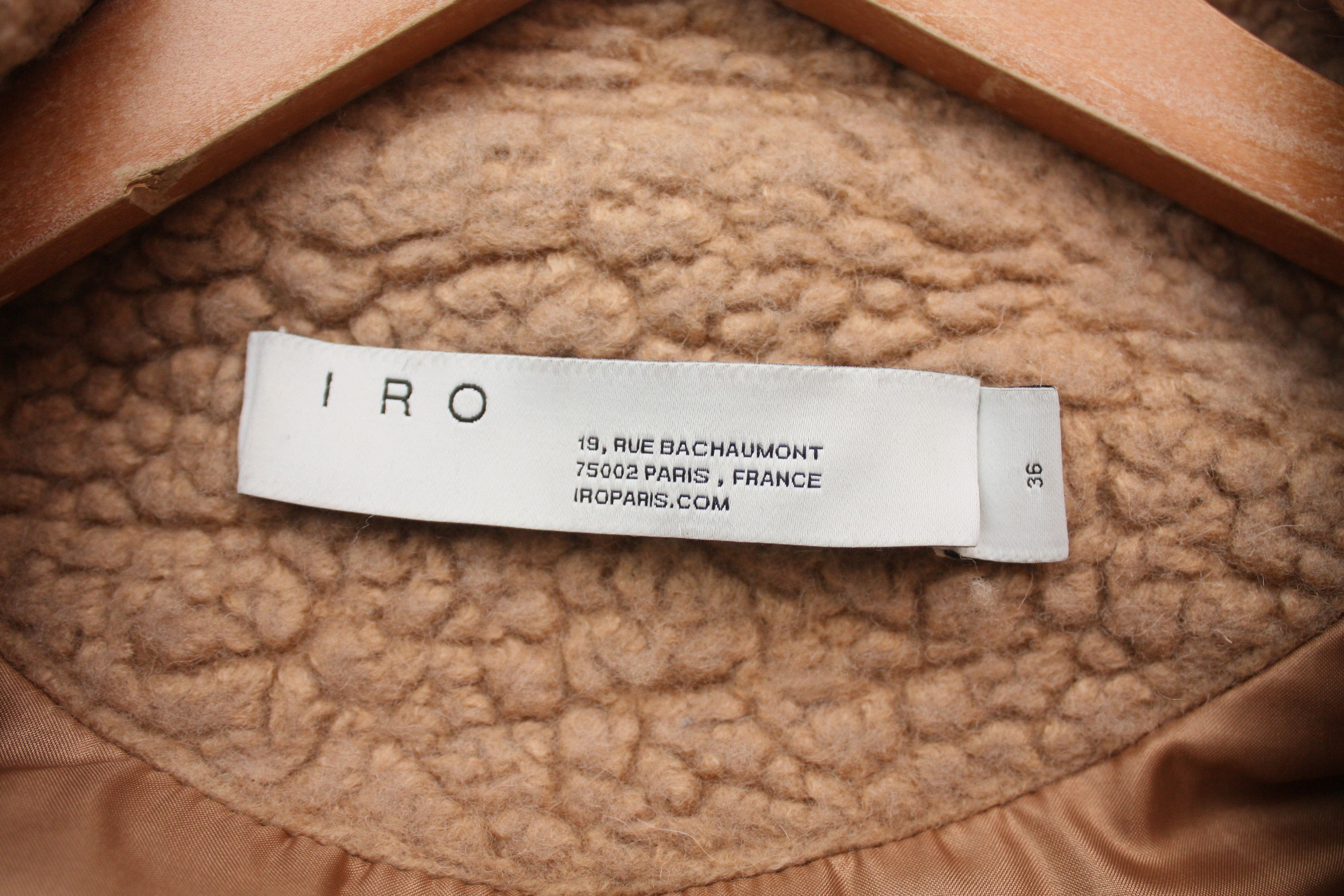 Iro IRO Paris Beige Wool Blend Coat Women's 36 Size XS / US 0-2 / IT 36-38 - 4 Thumbnail