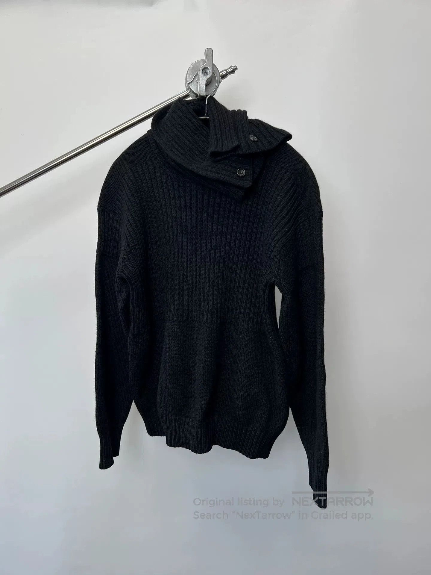 Yohji Yamamoto Yohji Yamamoto Wool Knit Sweater. Size US L / EU 52-54 / 3 - 3 Thumbnail