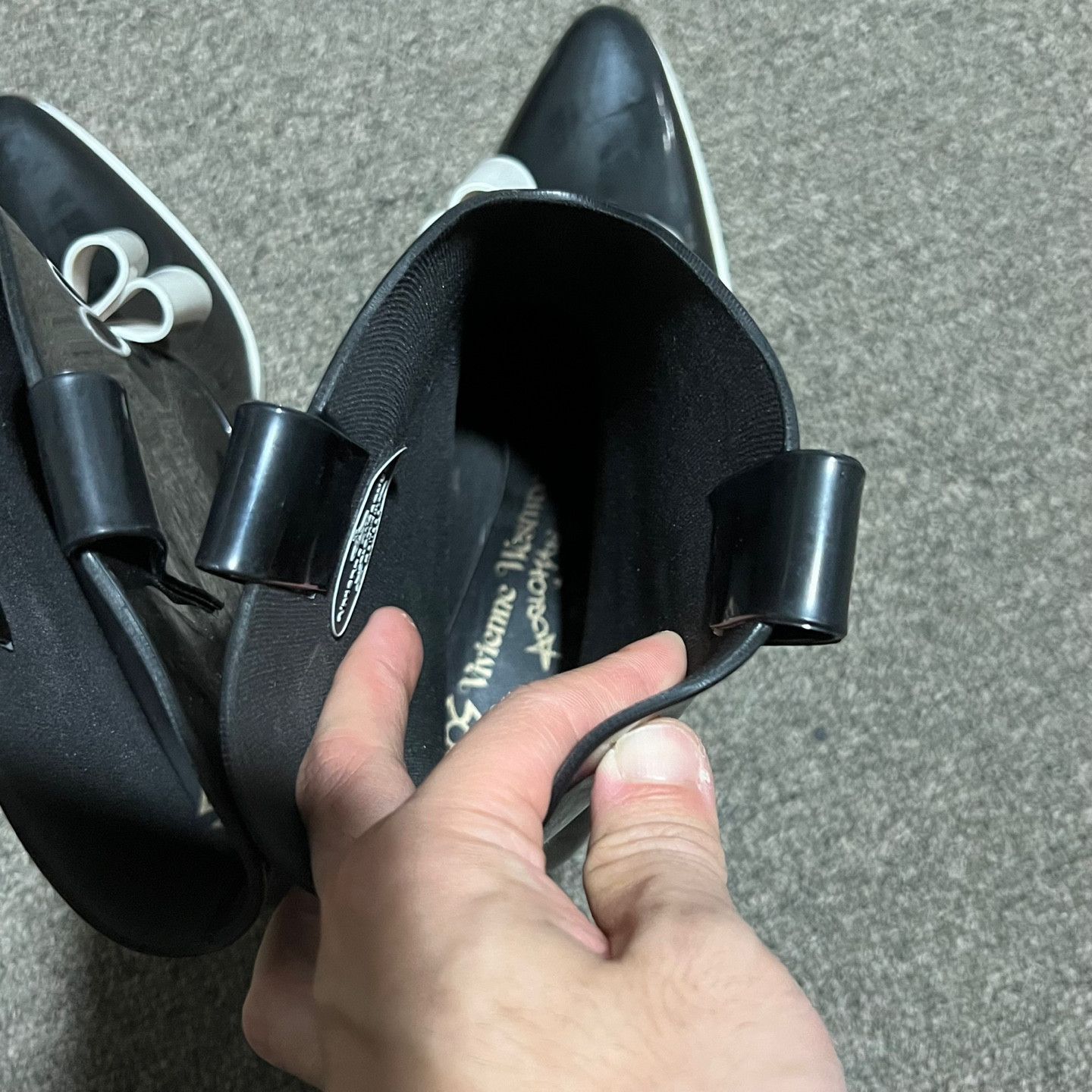 Melissa × Vivienne Westwood (SOLD OUT)VIVIENNE WESTWOOD X MELISSA Ribbon Rain Boots 39 Size US 9 / IT 39 - 6 Thumbnail