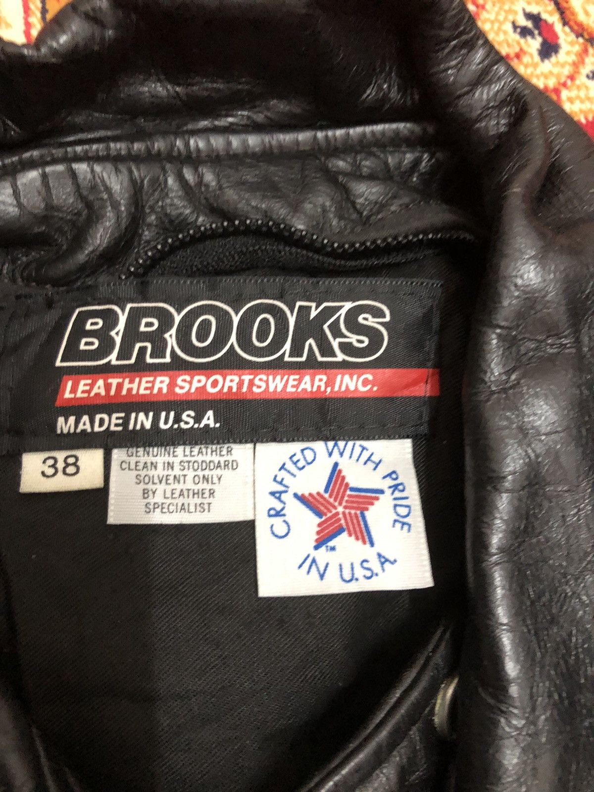 Brooks BROOKS LEATHER MOTORCYCLE JACKET Size US S / EU 44-46 / 1 - 3 Thumbnail