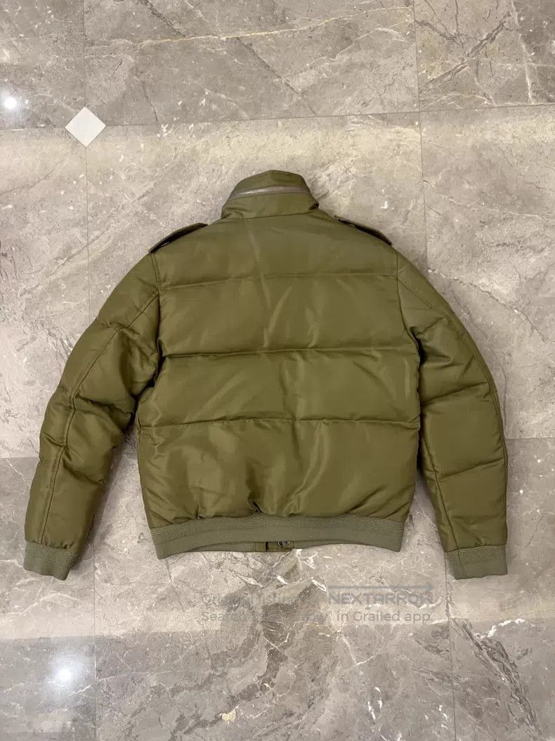 Saint Laurent Paris Saint Laurent Paris Green Shoulder Patch Zipper Down Jacke Size US M / EU 48-50 / 2 - 2 Thumbnail