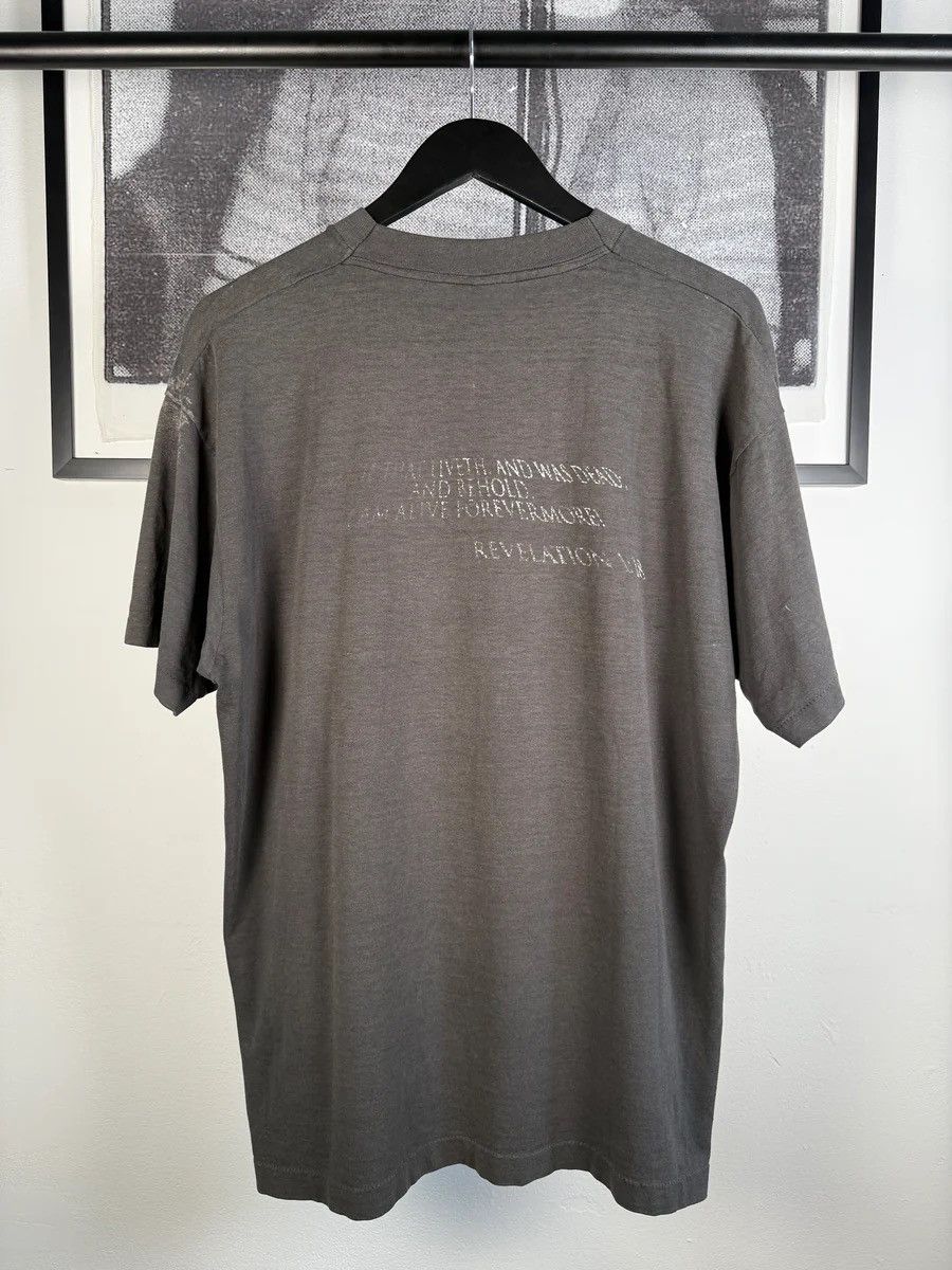Vintage 🚭GRAIL🚭1990s ULTRA FADED DOOMSDAY CULT "AGONY" TEE Size US XL / EU 56 / 4 - 2 Thumbnail