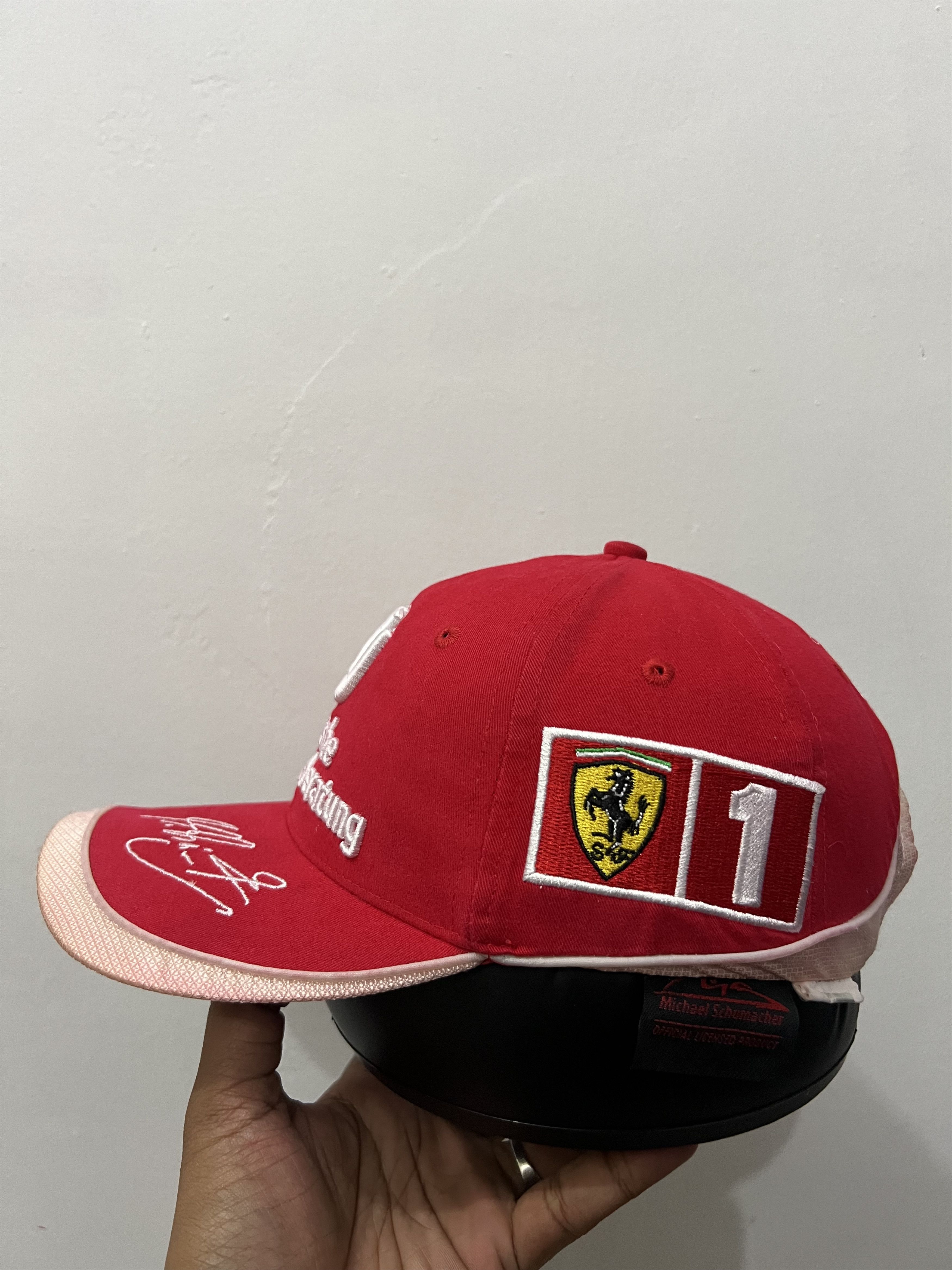 Ferrari Micheal Schumacher Deutsche Vintage Hat Size ONE SIZE - 4 Thumbnail