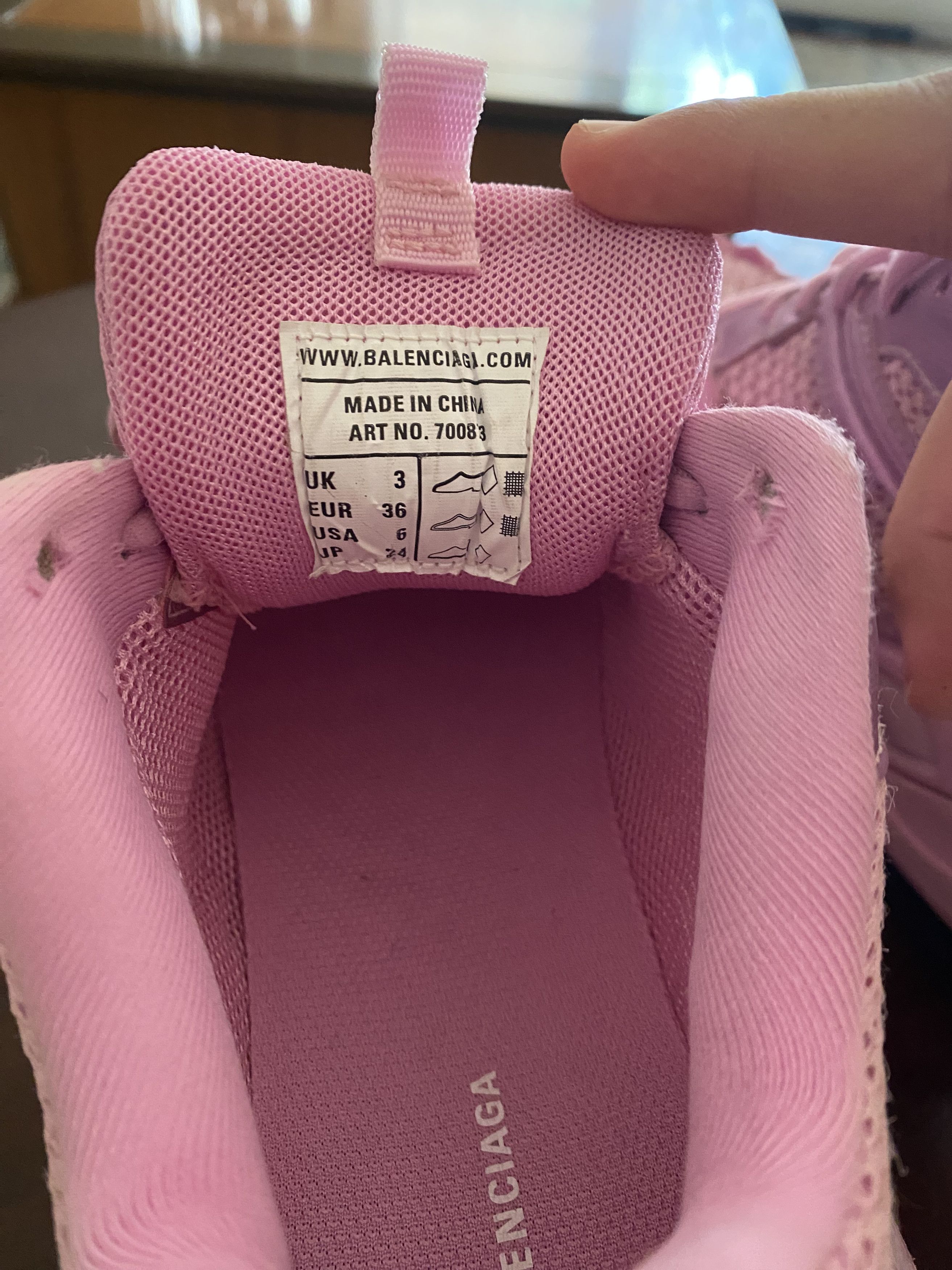 Balenciaga Balenciaga Women's Track.3 Sneaker 'Pink' Size US 6 / IT 36 - 6 Thumbnail