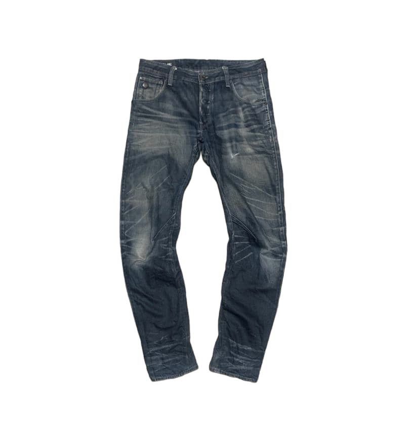 If Six Was Nine G Star Raw Curve Leg Faded Black Jeans Size US 32 / EU 48 - 1 Thumbnail