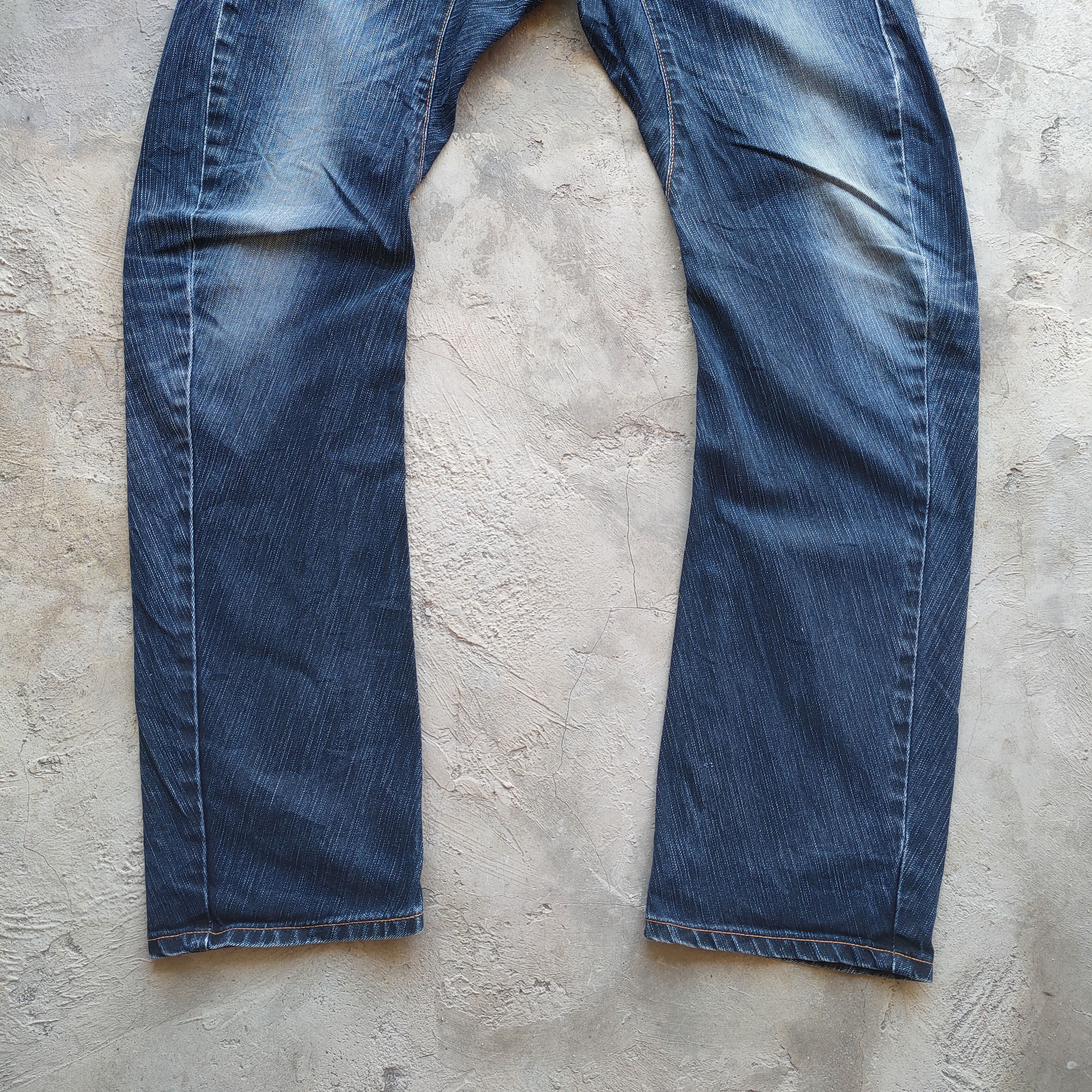 Edwin W30 VINTAGE EDWIN TWIST LEG FADED JEANS PANTS Size US 30 / EU 46 - 5 Thumbnail