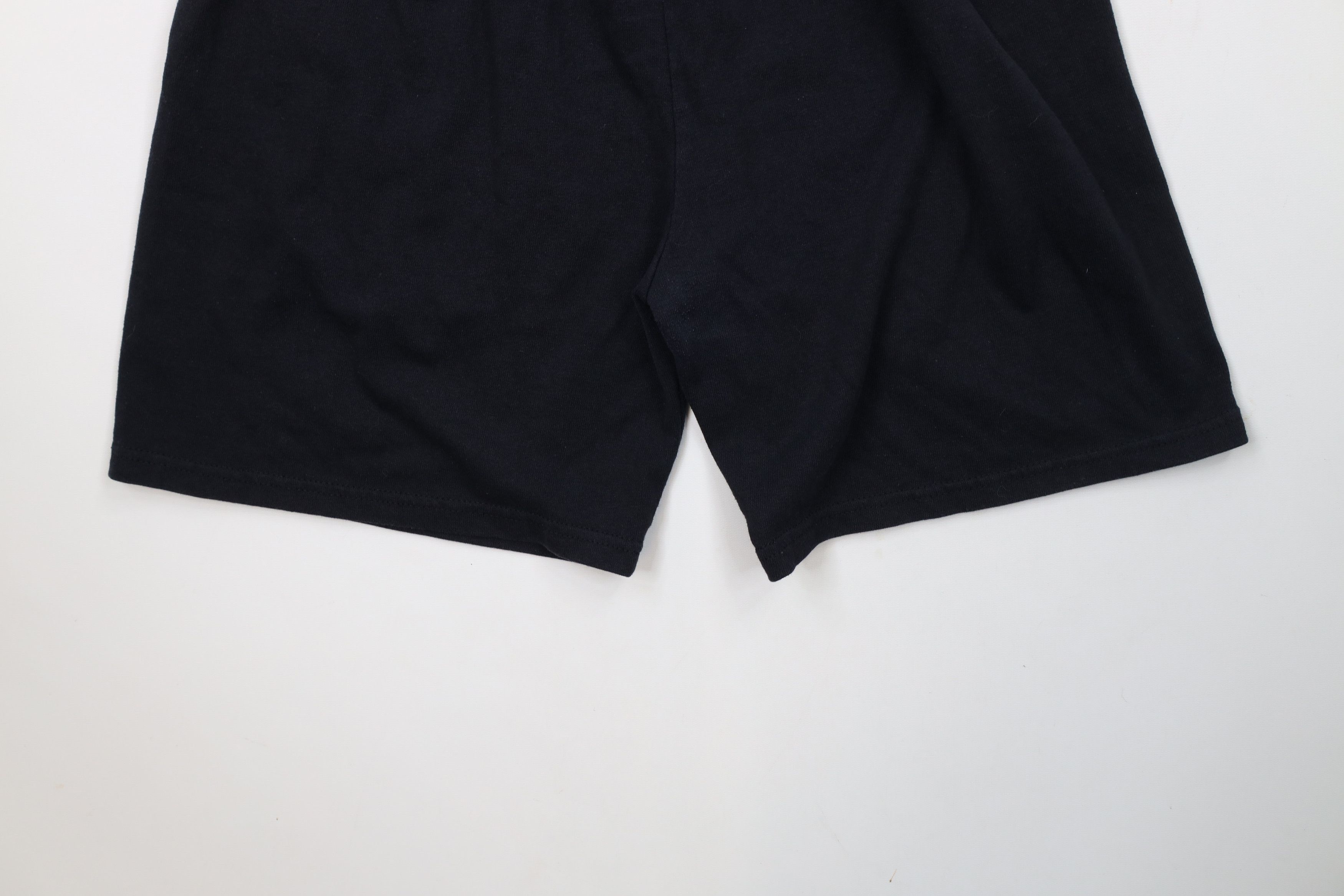Champion × Vintage Vintage 90s Champion Spell Above Knee Shorts Black Cotton Size US 34 / EU 50 - 12 Thumbnail