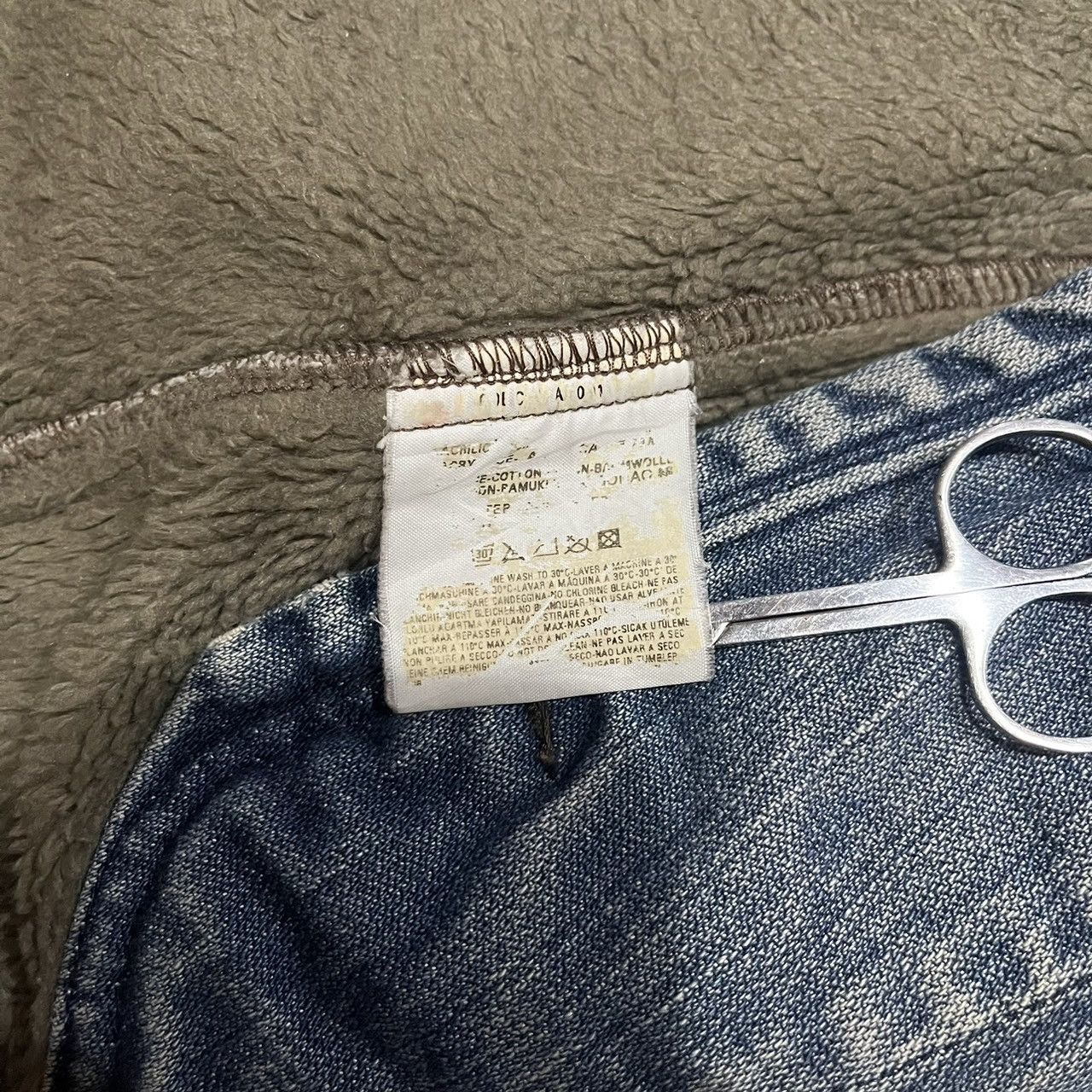 Diesel × Vintage Vintage diesel sicherheitsbekleidung faded distressed jacket Size US S / EU 44-46 / 1 - 12 Thumbnail