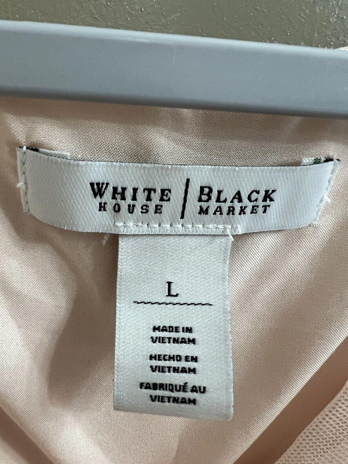 Designer white house black market top Large Ladies Top Size L / US 10 / IT 46 - 2 Thumbnail