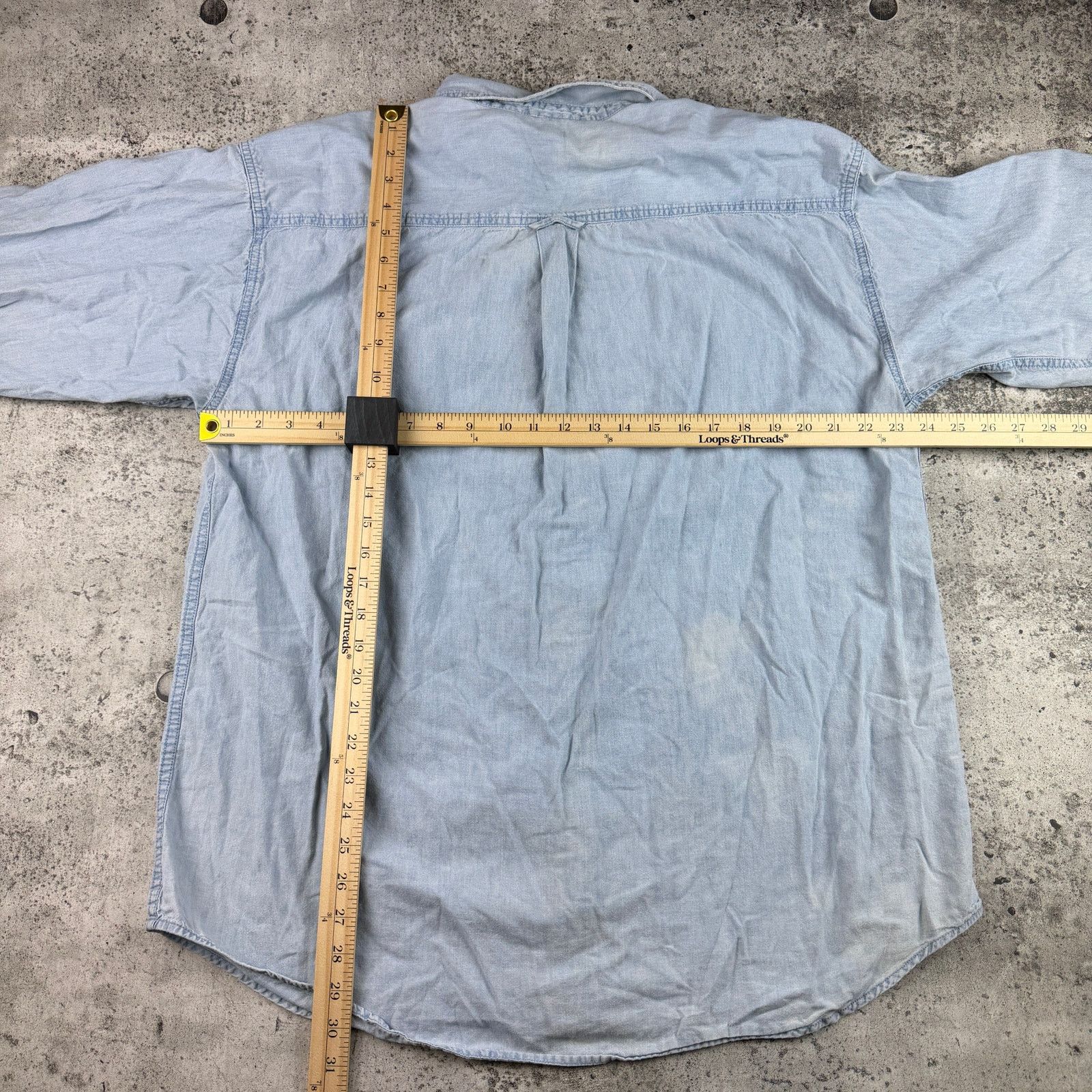 Acme Clothing Vintage Looney Tunes Denim Shirt Bugs & Taz size XL Size US XL / EU 56 / 4 - 8 Thumbnail