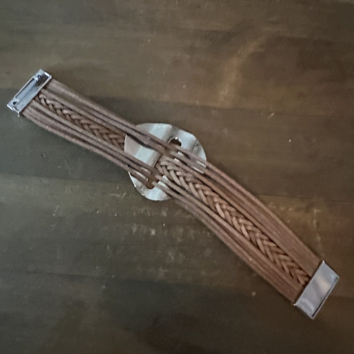 Other Reversible multi leather strand magnetic bangle bracelet Size ONE SIZE - 4 Thumbnail
