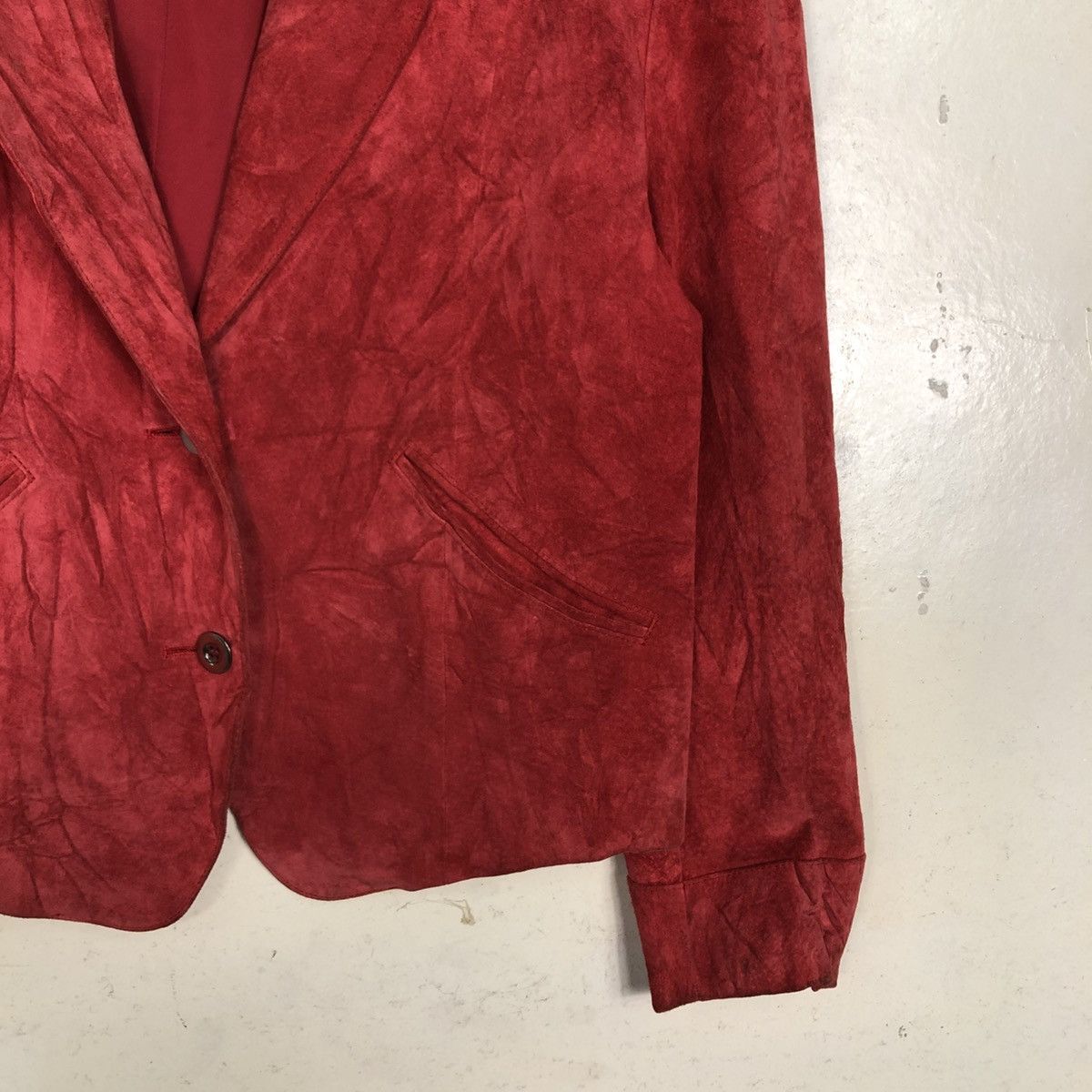 Japanese Brand Vintage Biker Leather Jacket Flandre Japan Issey Miyake Size US M / EU 48-50 / 2 - 7 Thumbnail