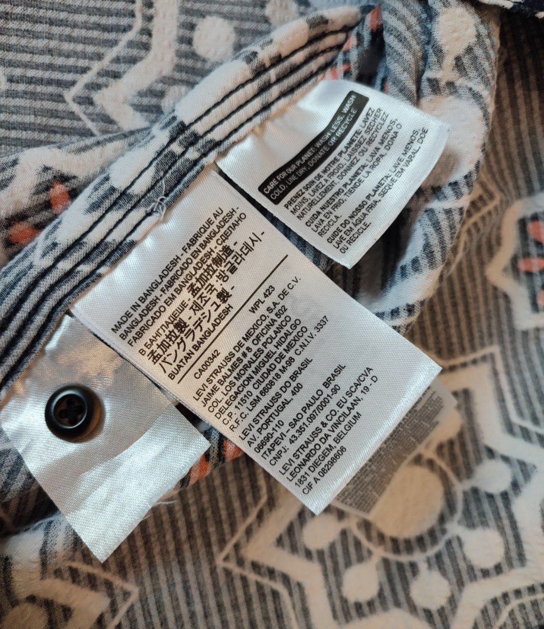 Levi's Levis Skateboarding collection Shirt short slevee navy Size US S / EU 44-46 / 1 - 11 Thumbnail