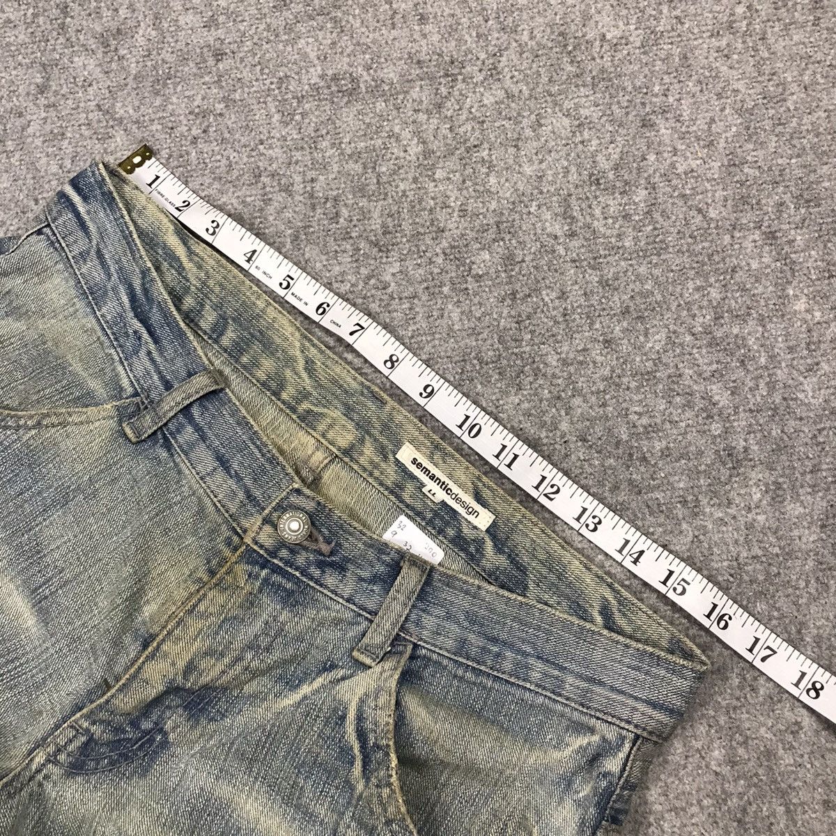 Japanese Brand SEMANTICDESIGN JAPAN DENIM BAGGY BOOT CUT PANTS Size US 32 / EU 48 - 18 Thumbnail