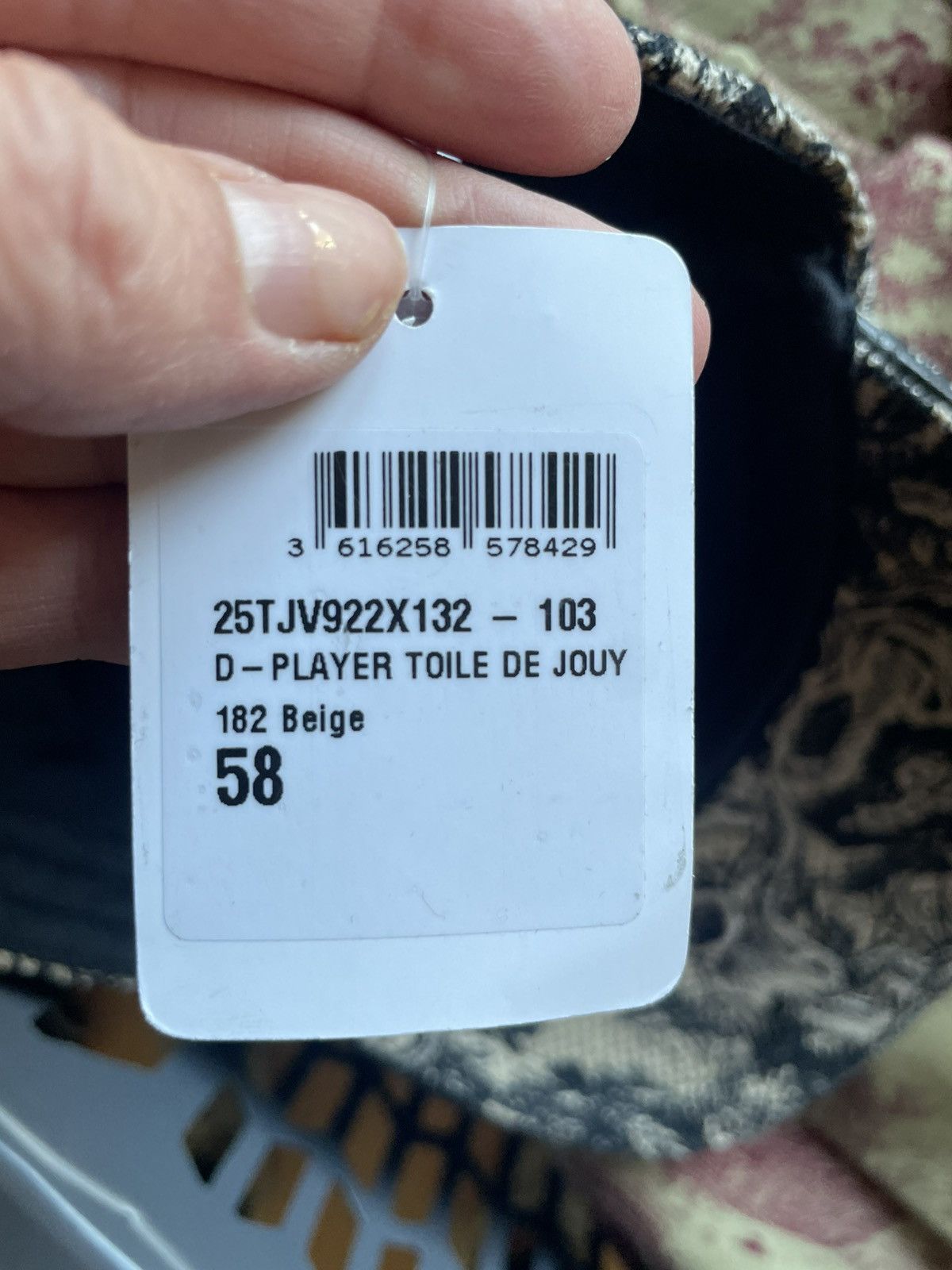 Dior CHRISTIAN DIOR Unisex cap toile de jouy new Size ONE SIZE - 12 Thumbnail