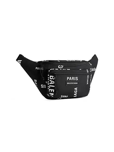 Balenciaga o1srvl11e1124 Size: OS / Explorer Beltpack Paris Allover Size ONE SIZE - 3 Thumbnail