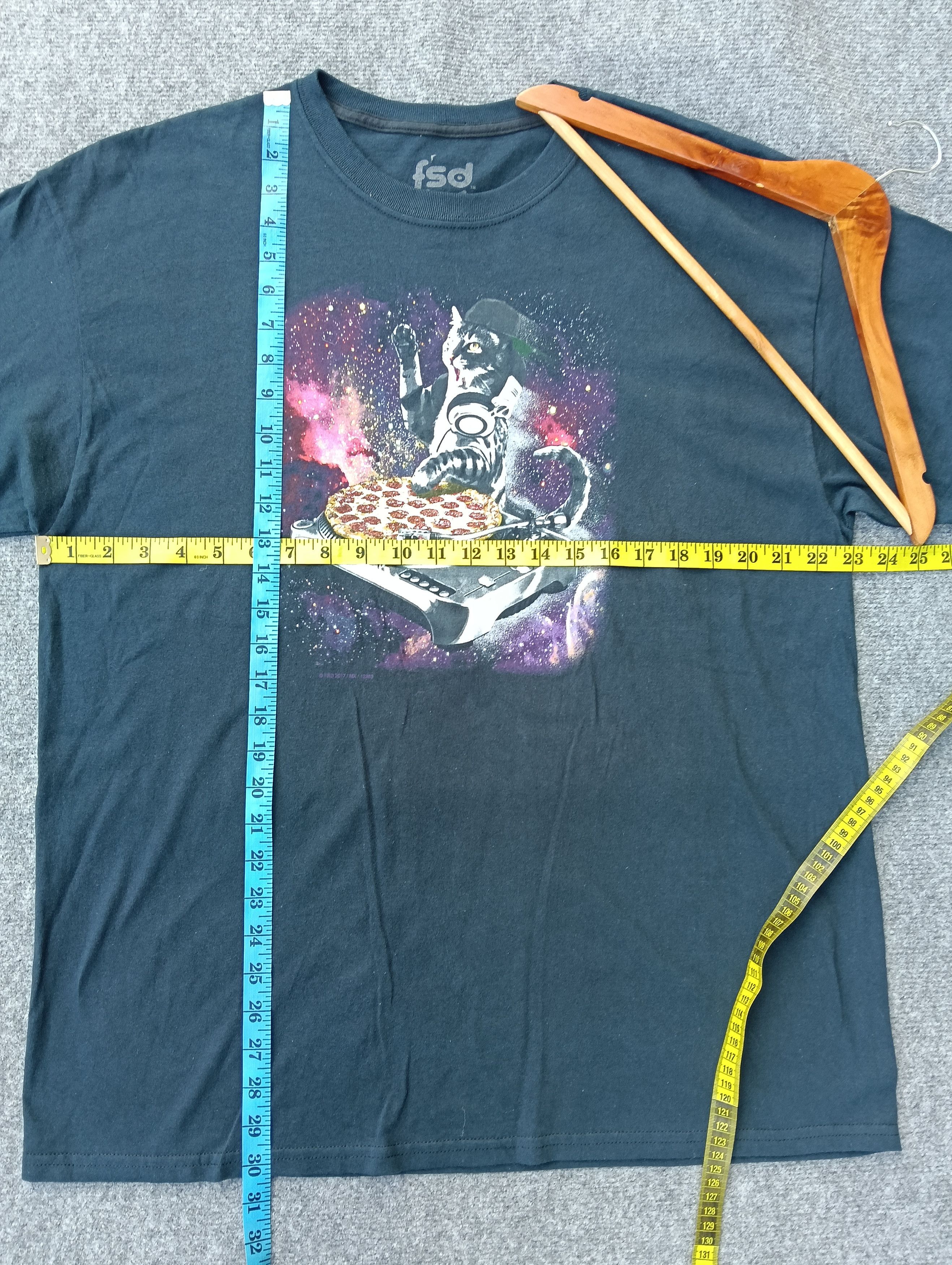 Vintage CAT AS A DEJAY BLACK FADED T-SHIRT. Size US XL / EU 56 / 4 - 2 Thumbnail