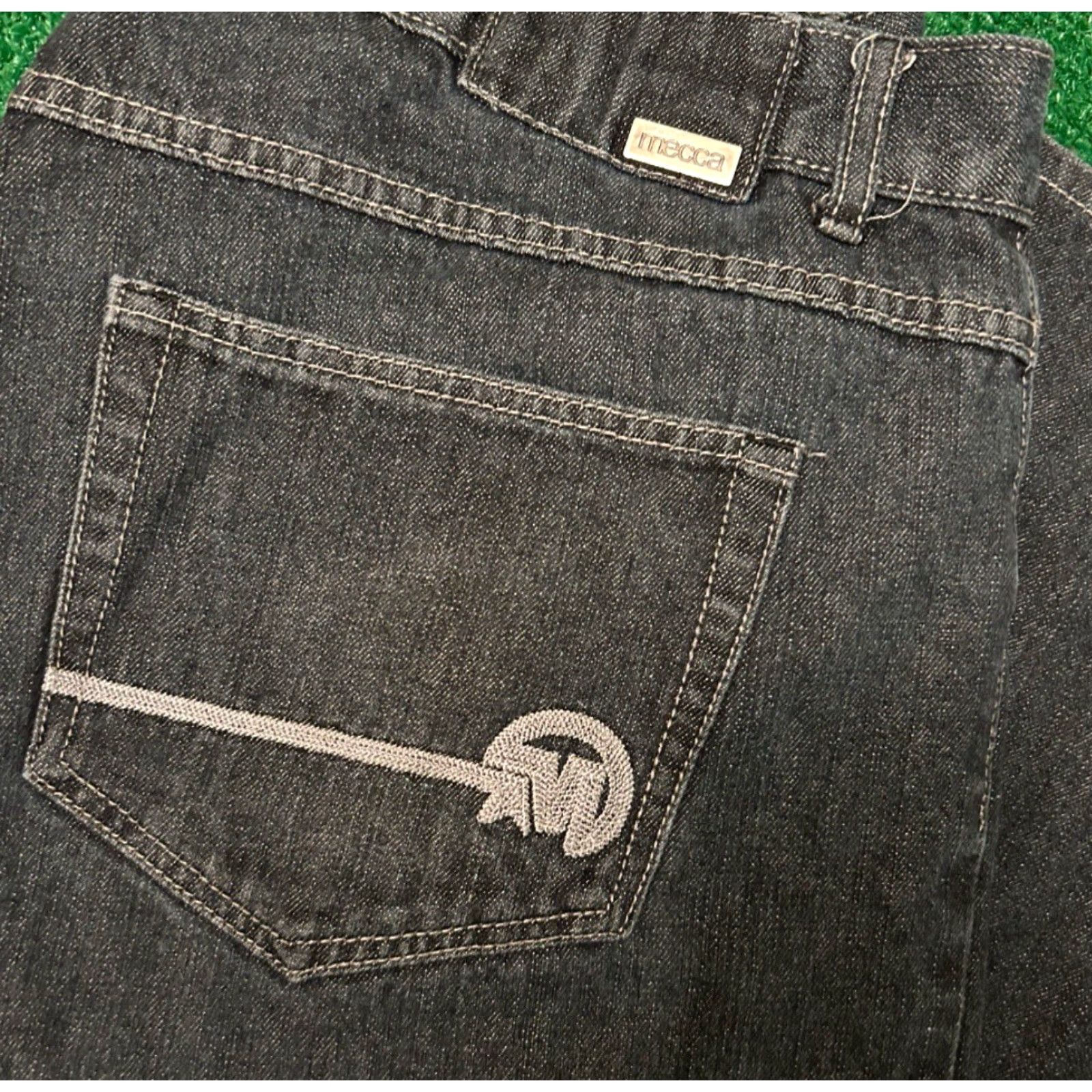 Vintage VINTAGE Mecca Jeans Baggy Hip Hop Skater Punk Grunge VTG Mens Size 42 X 29 Wide-Leg Size US 42 / EU 58 - 2 Thumbnail