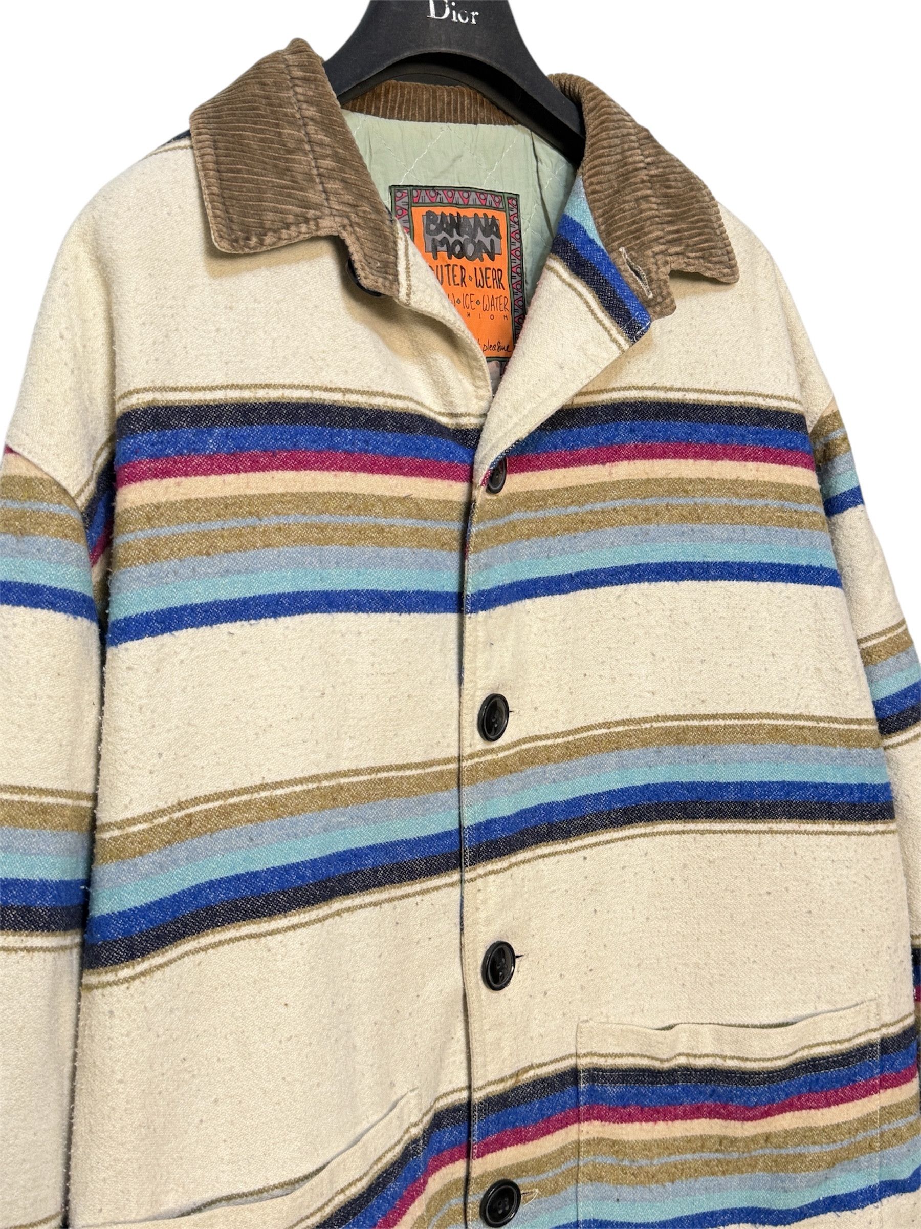 Other Oversized Banana moon vintage wool jacket surfer Size L / US 10 / IT 46 - 3 Thumbnail