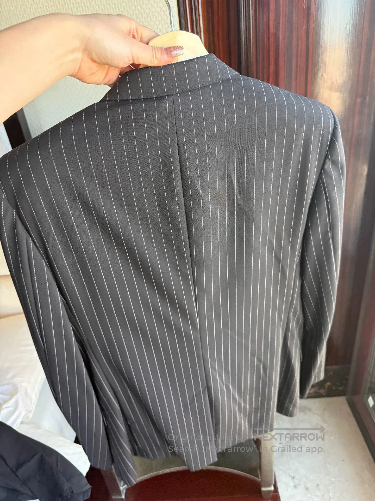 Saint Laurent Paris Saint Laurent Dark Gray Pinstripe Suit. Size US S / EU 44-46 / 1 - 3 Thumbnail