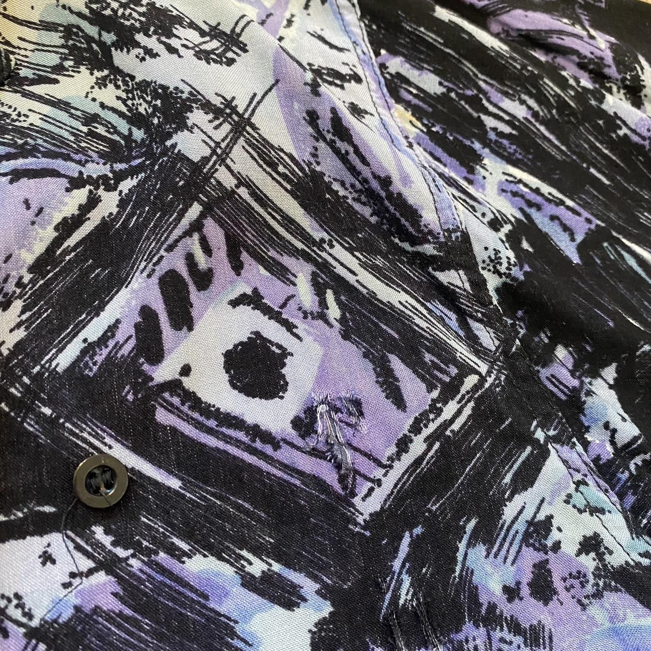 Other Purple and black abstract shirt with a unique Size US L / EU 52-54 / 3 - 5 Thumbnail