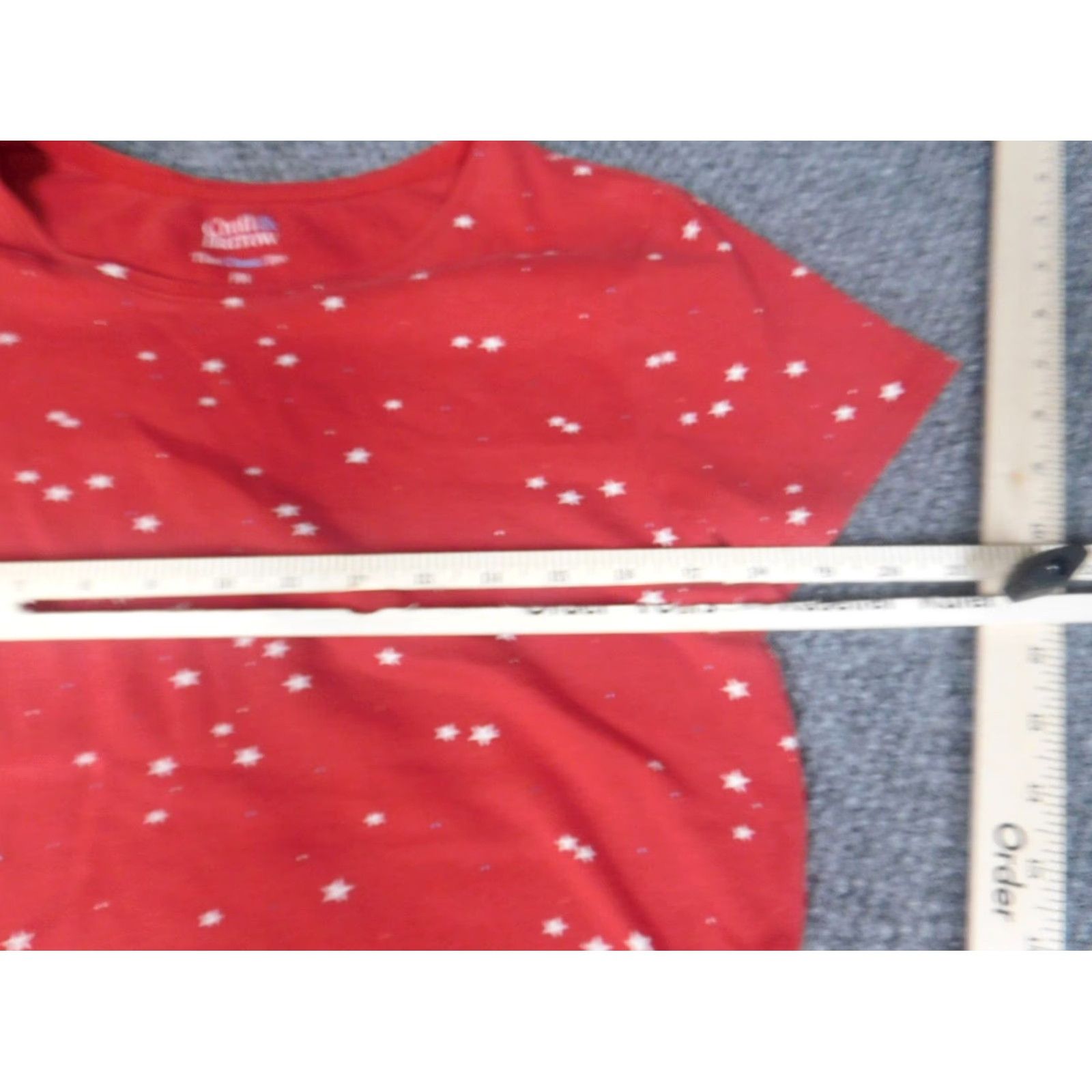 Croft & Barrow Croft & Barrow Womens Shirt PM petites Red Stars tee Shirt Mens? Size M / US 6-8 / IT 42-44 - 6 Thumbnail