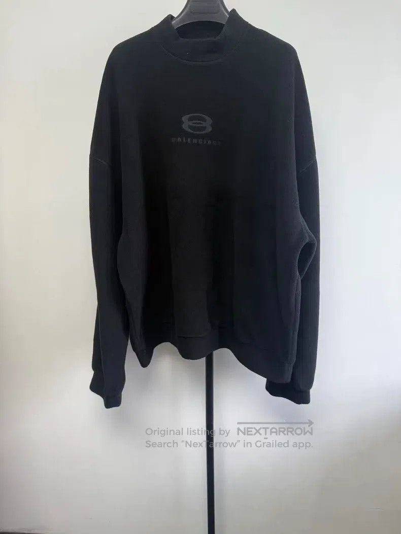 Balenciaga Balenciaga Letter logo embroidery round neck long-sleeve s Size US XS / EU 42 / 0 - 1 Thumbnail