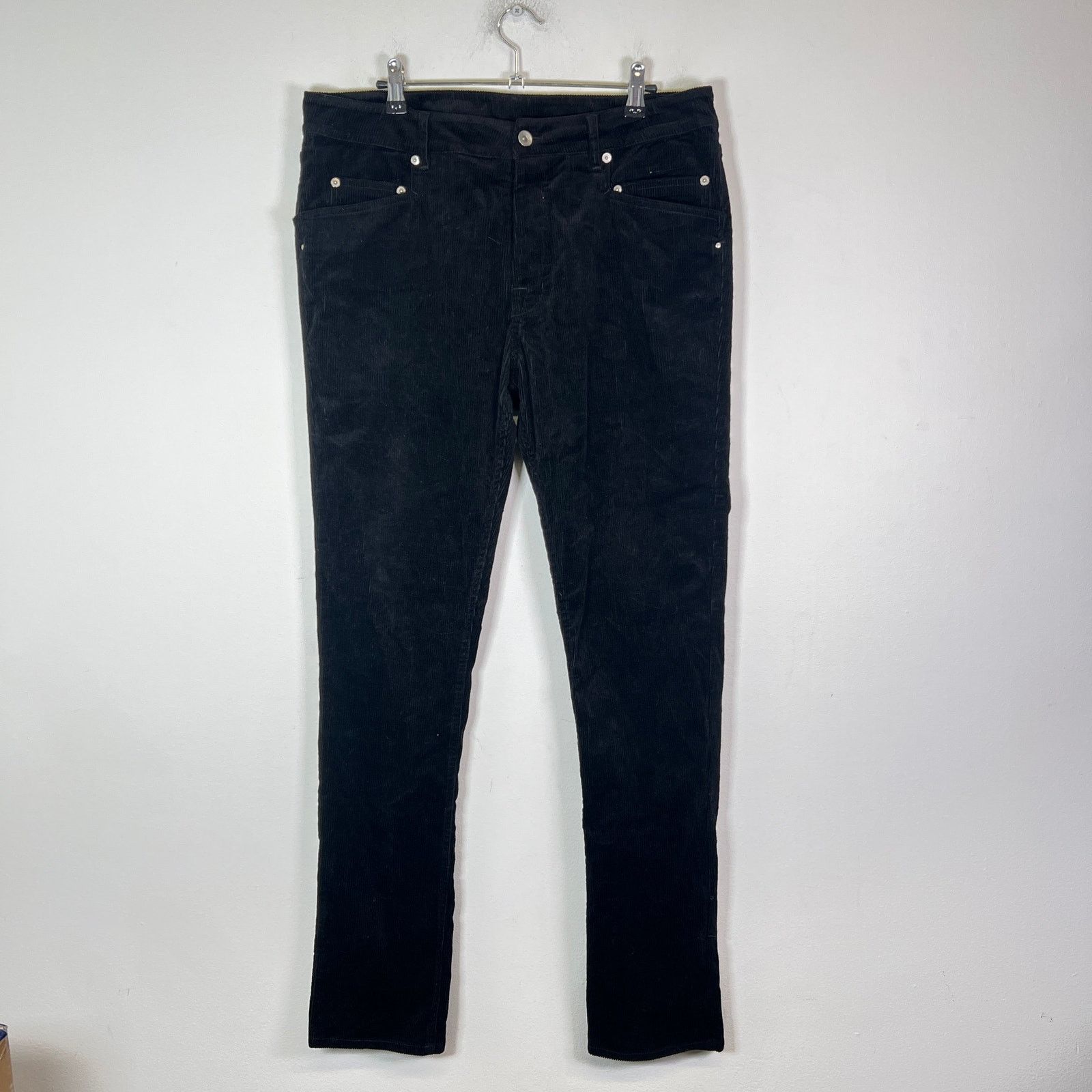 Rick Owens Drkshdw Rick Owens Drkshdw Corduroy Tyrone Cut Pants Size 34 Size US 34 / EU 50 - 1 Thumbnail