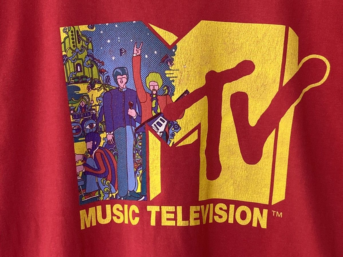 Vintage Vintage MTV Music Television Distressed Band Tees Size US M / EU 48-50 / 2 - 4 Thumbnail