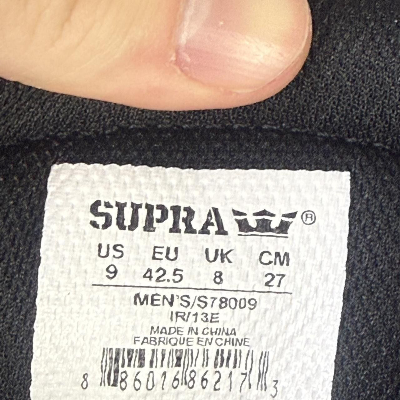 Supra 2000s Mens Gray Supra Falcon Desert Sneakers Sz 9 new Size US 9 / EU 42 - 5 Thumbnail