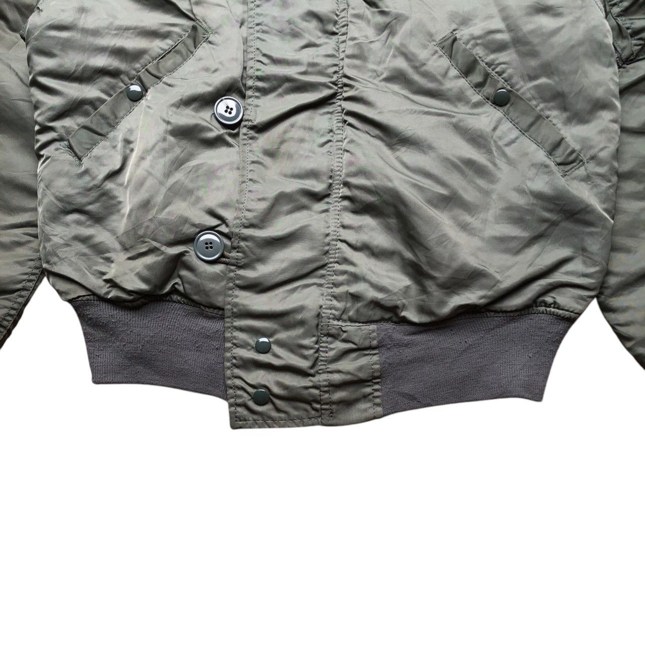 Alpha Industries Vintage 90s Alpha Industries N-2B Hoodie Bomber Jacket Size US M / EU 48-50 / 2 - 4 Thumbnail