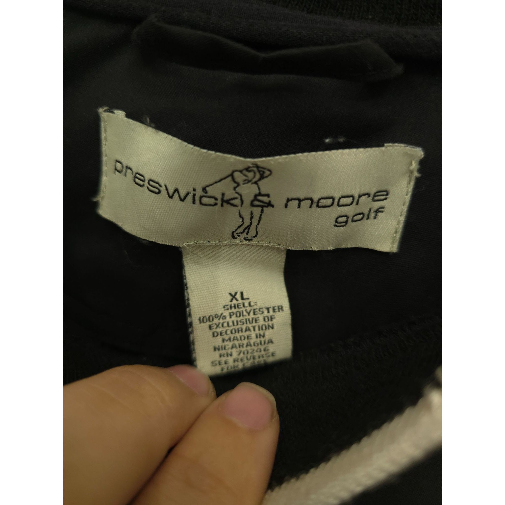 Vintage Preswick & Moore Golf Pullover Black XL Size US XL / EU 56 / 4 - 2 Thumbnail