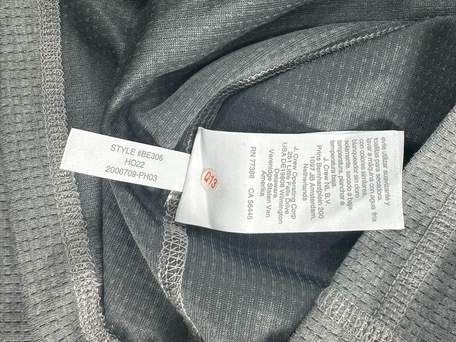 J.Crew J. Crew Men's 2XL Gray Performance Half-Zip Pullover Size US XXL / EU 58 / 5 - 10 Thumbnail