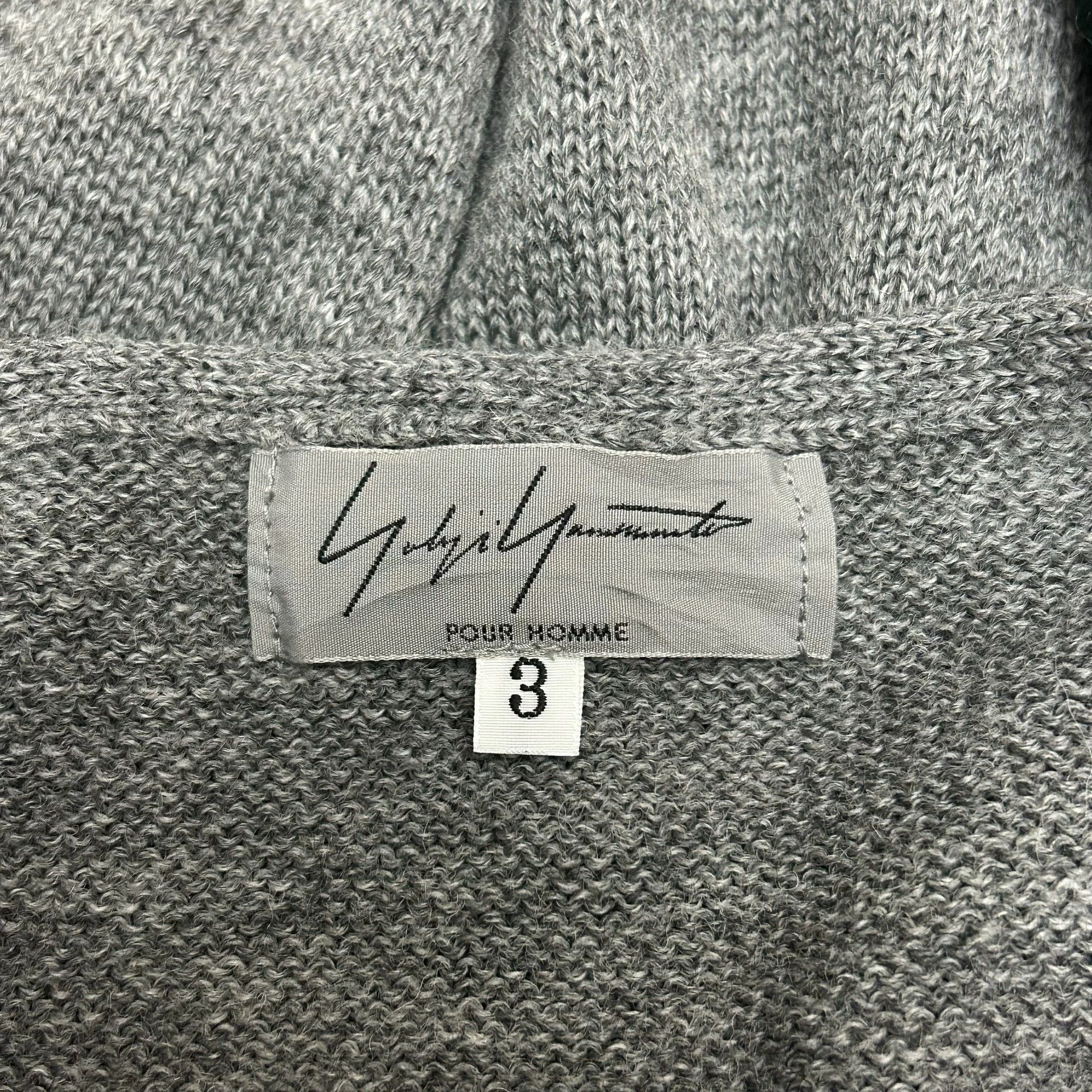 Yohji Yamamoto Yohji Yamamoto 06AW Green Sleeve Zip Wool Sweater Size US L / EU 52-54 / 3 - 6 Thumbnail