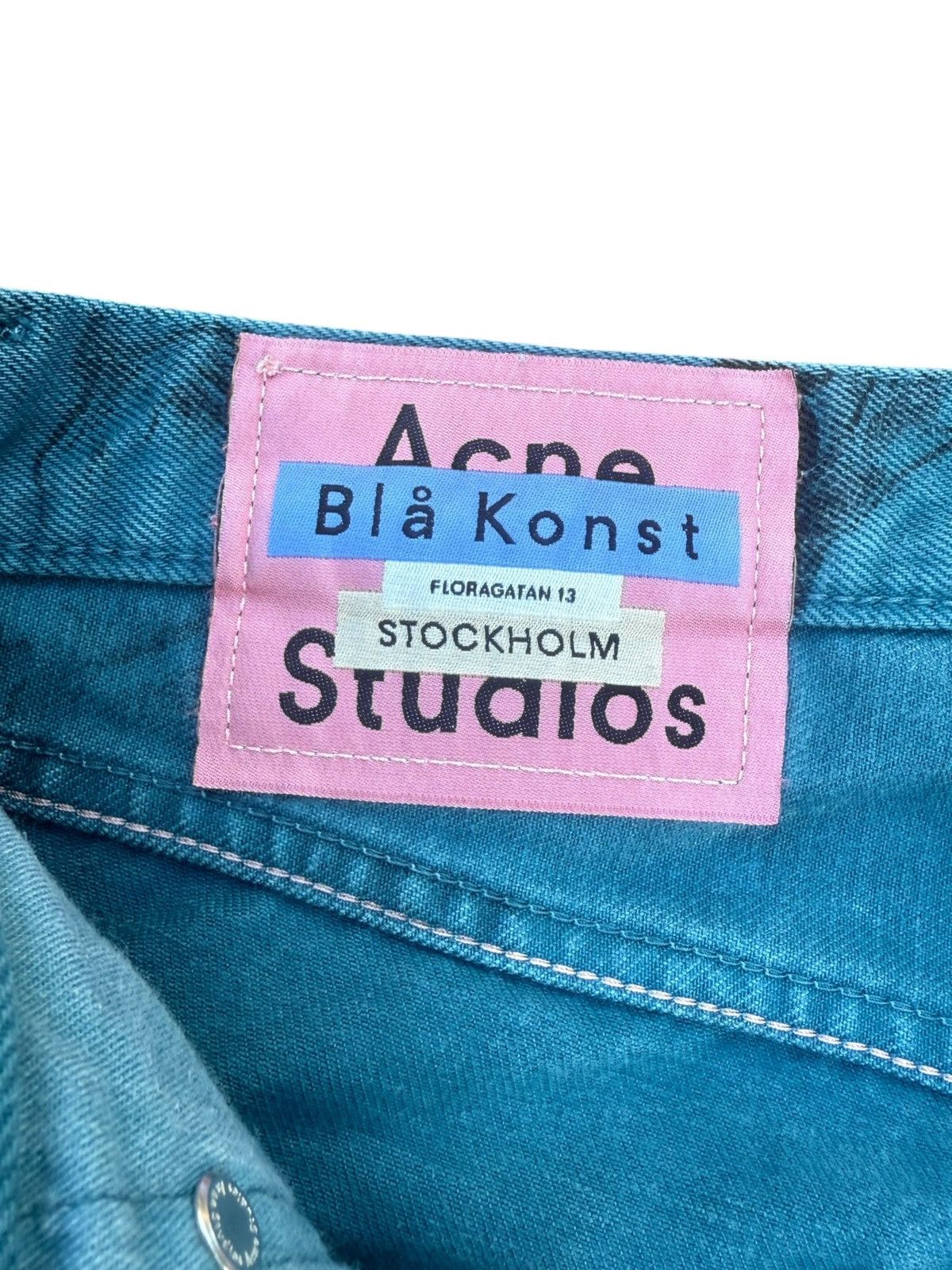 Acne studios 1996 swirl ocean blue デニム Acne studios 1996 swirl 