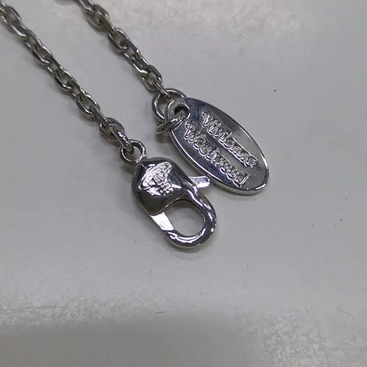 Vivienne Westwood Vivienne Westwood Lucrece Crystal-Embellished Safety Pin Ne Size ONE SIZE - 7 Thumbnail