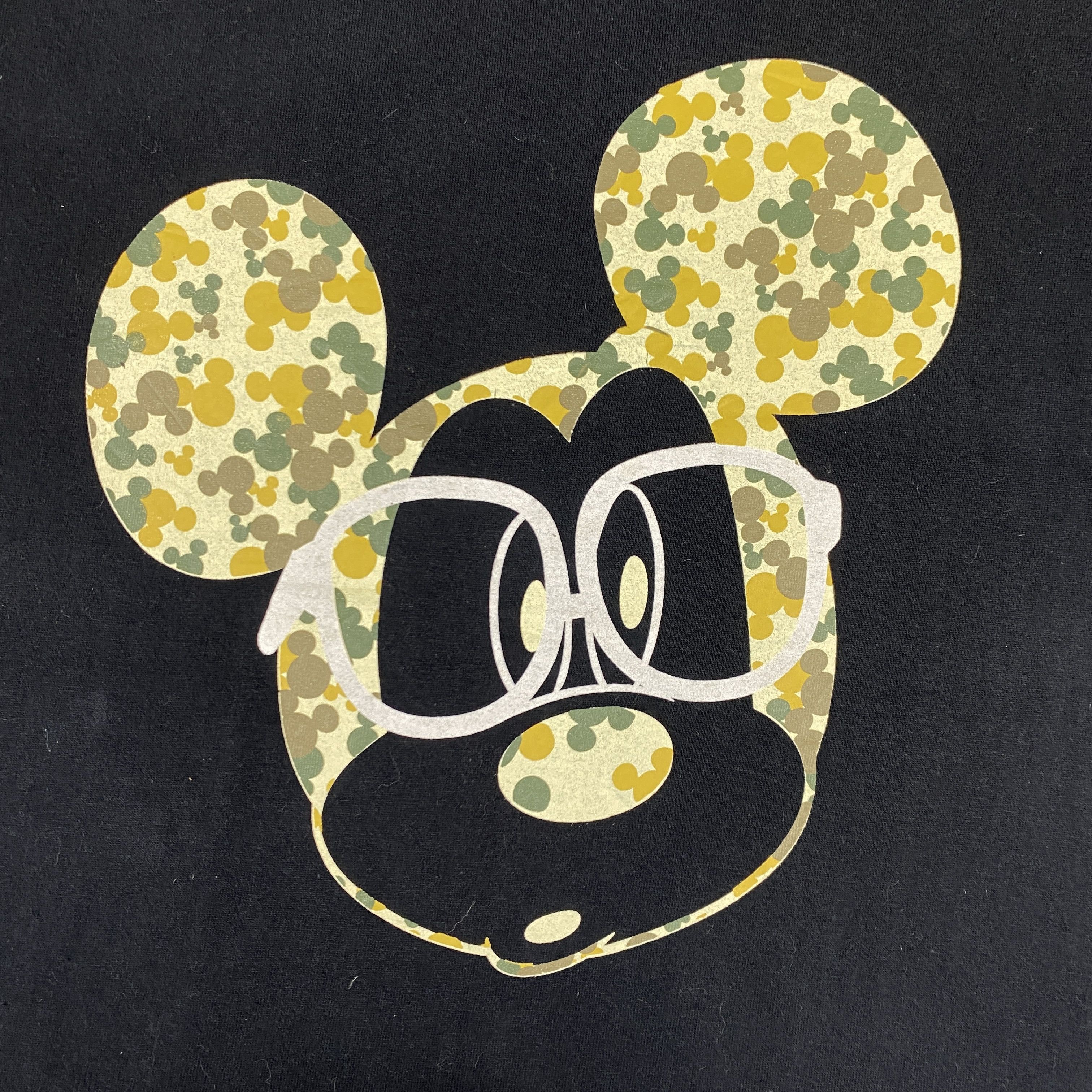 Camo Disney Mickey Mouse Logo T-Shirt - L015