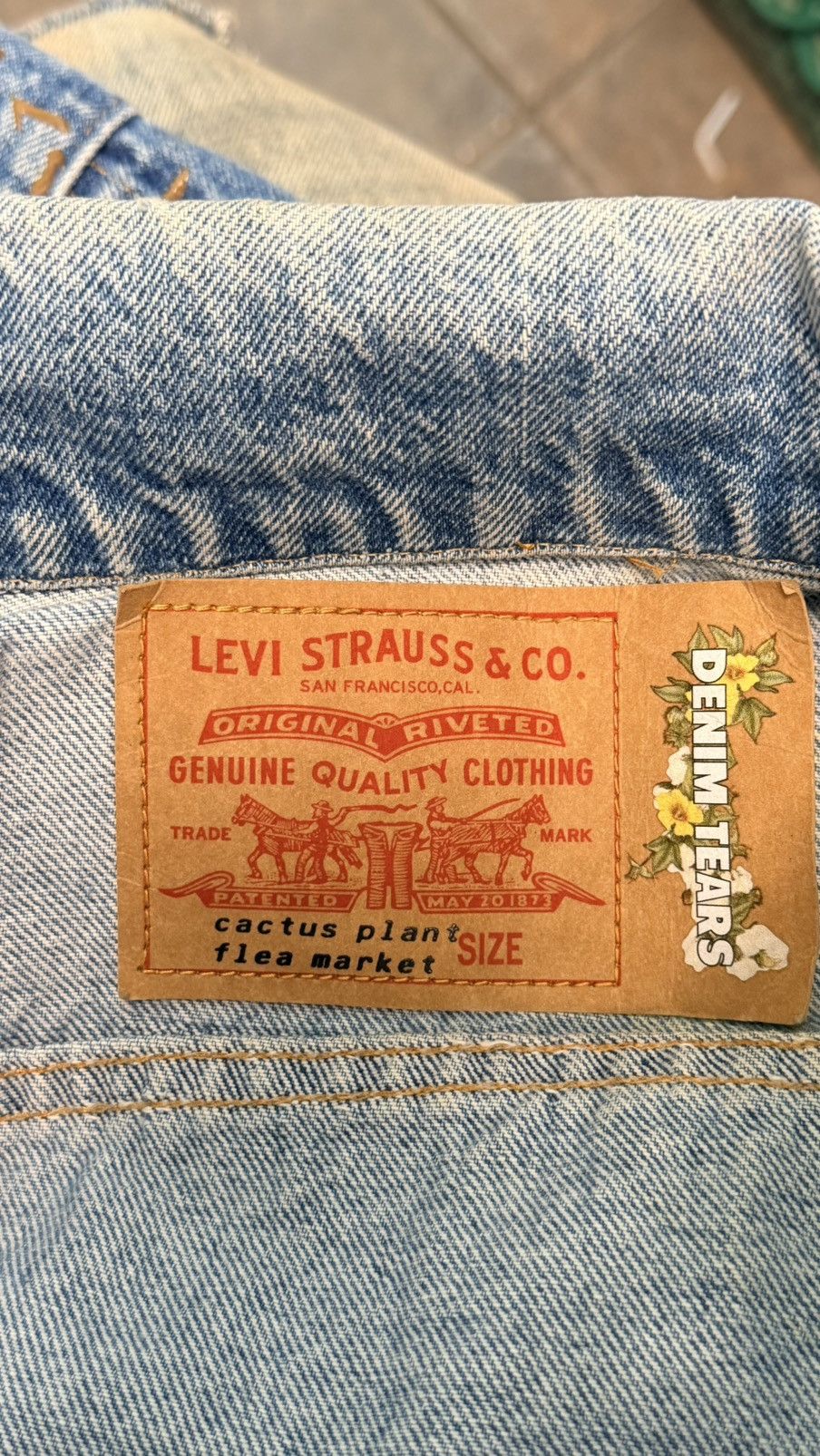 DENIM TEARS × Levi's Levi’s X Denim Tears Jean Jacket Size US M / EU 48-50 / 2 - 4 Thumbnail