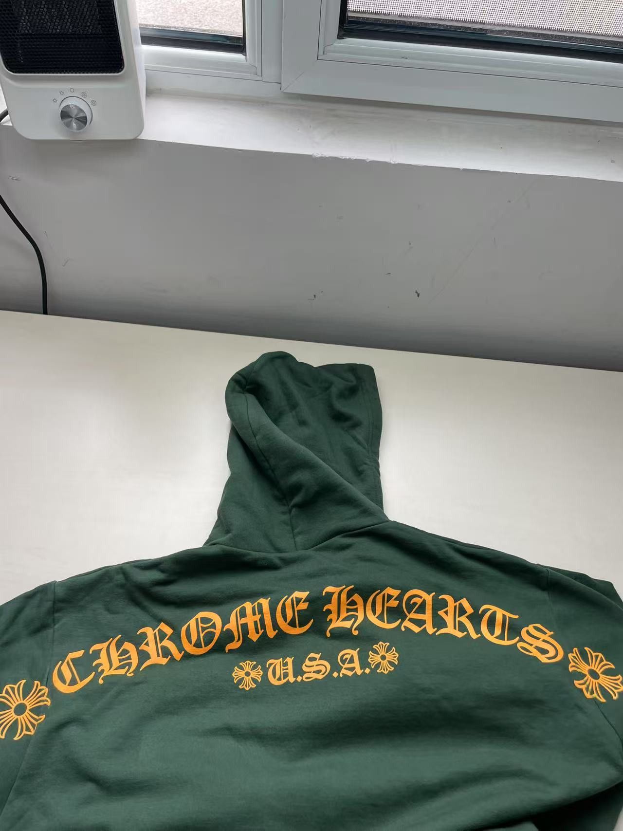 Chrome Hearts Chrome Hearts Green T-Bar Online Exclusive Hoodie Size US L / EU 52-54 / 3 - 7 Thumbnail