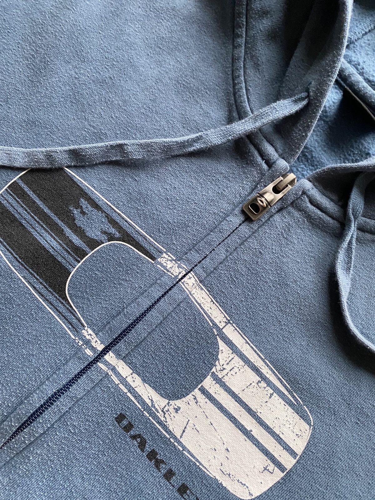 Oakley Vintage Y2K Oakley Big Logo Drawstring Full Zip Hoodie Size US M / EU 48-50 / 2 - 8 Thumbnail