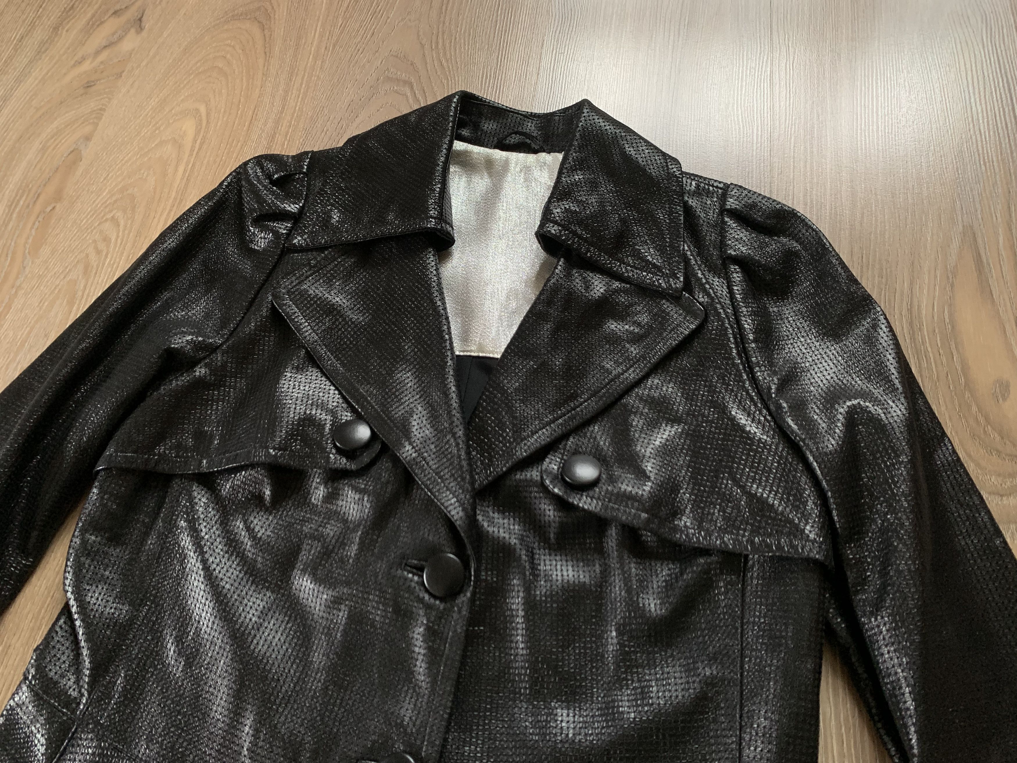 Vintage Rare Levinson Black Label Woman Perforated Leather Jacket Size M / US 6-8 / IT 42-44 - 5 Thumbnail