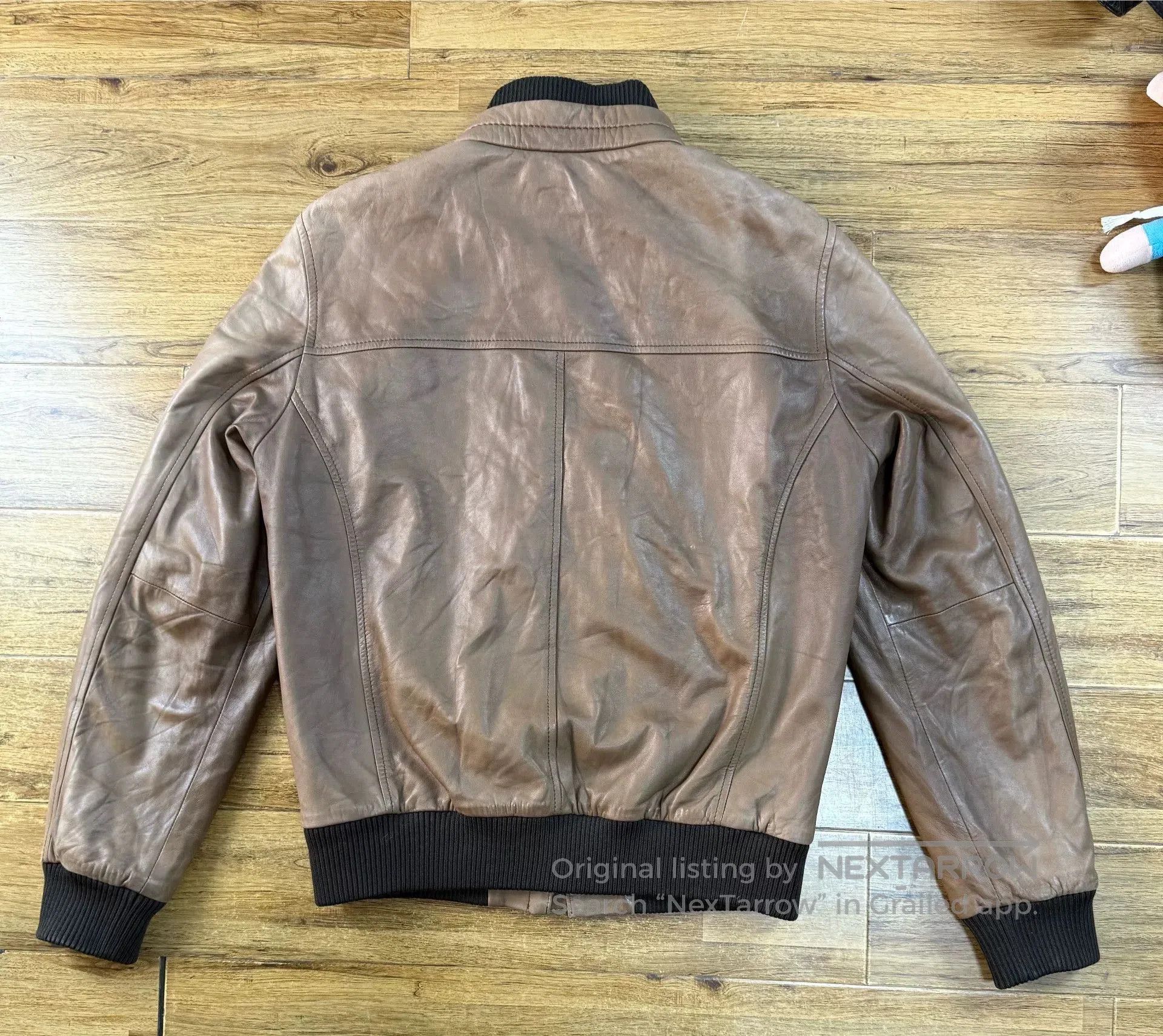 Tod's Tod's Men's Leather Baseball Jacket. Size US M / EU 48-50 / 2 - 2 Thumbnail