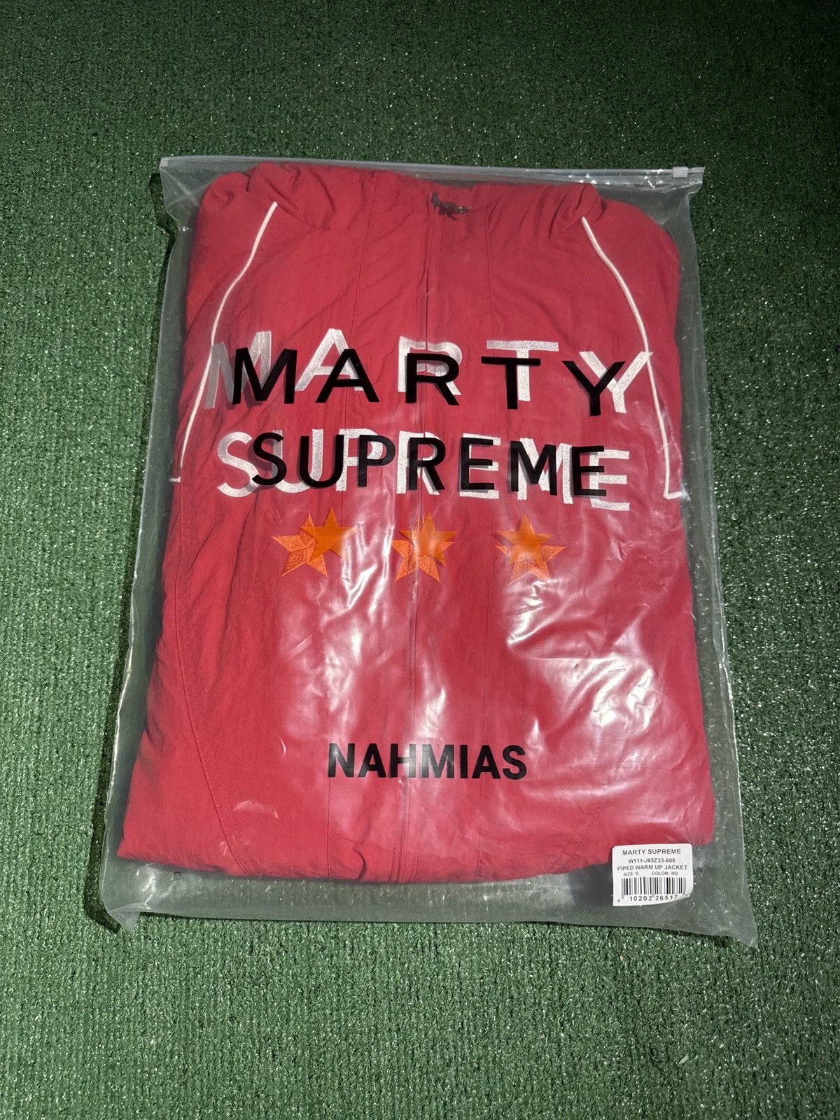 A24 × Nahmias NAHMIAS × Marty Supreme A24 Classic Warm Up Jacket Red Size US S / EU 44-46 / 1 - 3 Thumbnail